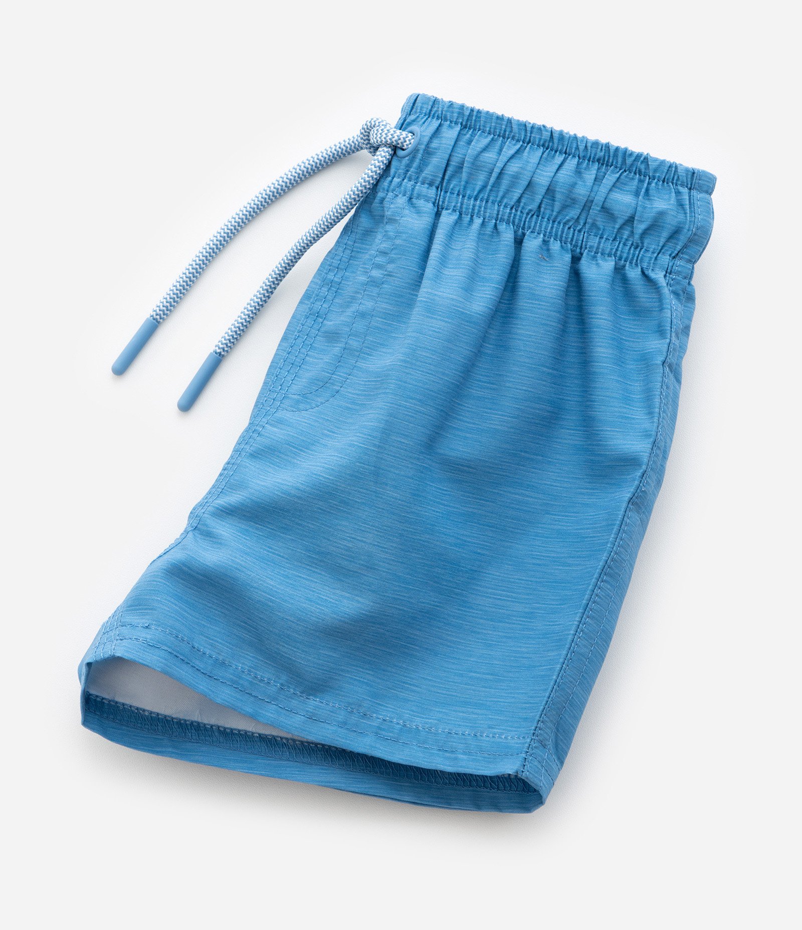 Conjunto Infantil com Bolsinho e Estampa Listrada - Tam 1 a 6 Anos Branco/Azul 9