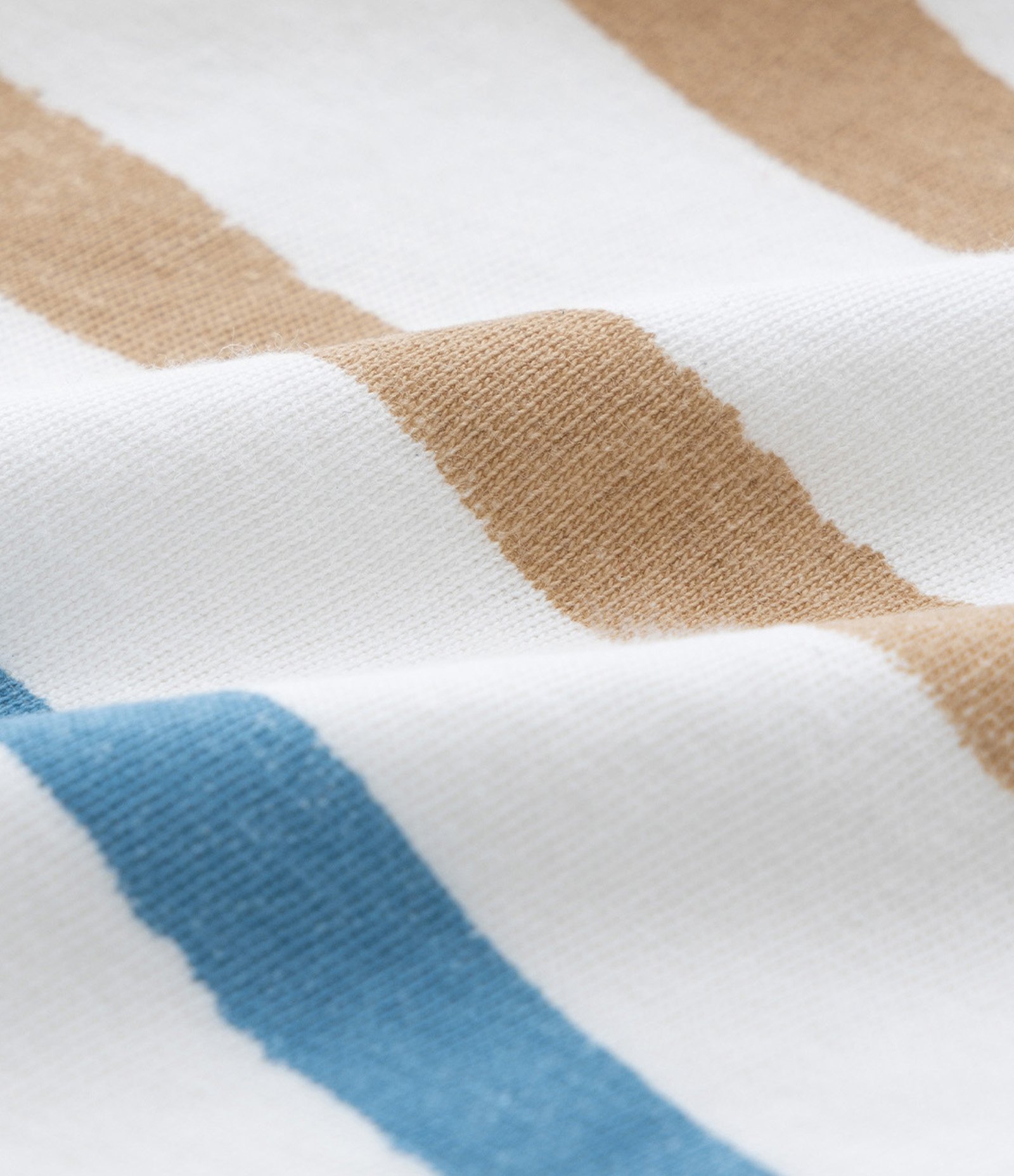 Conjunto Infantil com Bolsinho e Estampa Listrada - Tam 1 a 6 Anos Branco/Azul 5