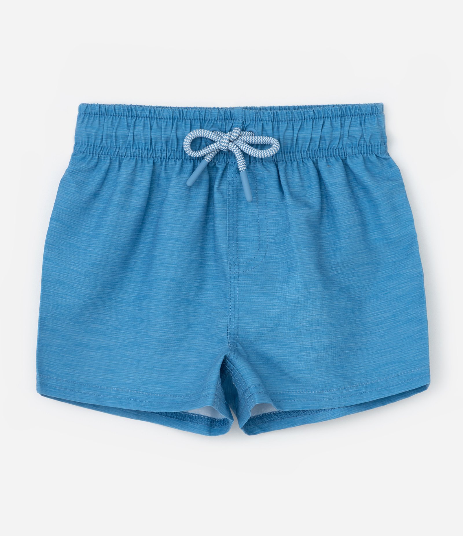 Conjunto Infantil com Bolsinho e Estampa Listrada - Tam 1 a 6 Anos Branco/Azul 6