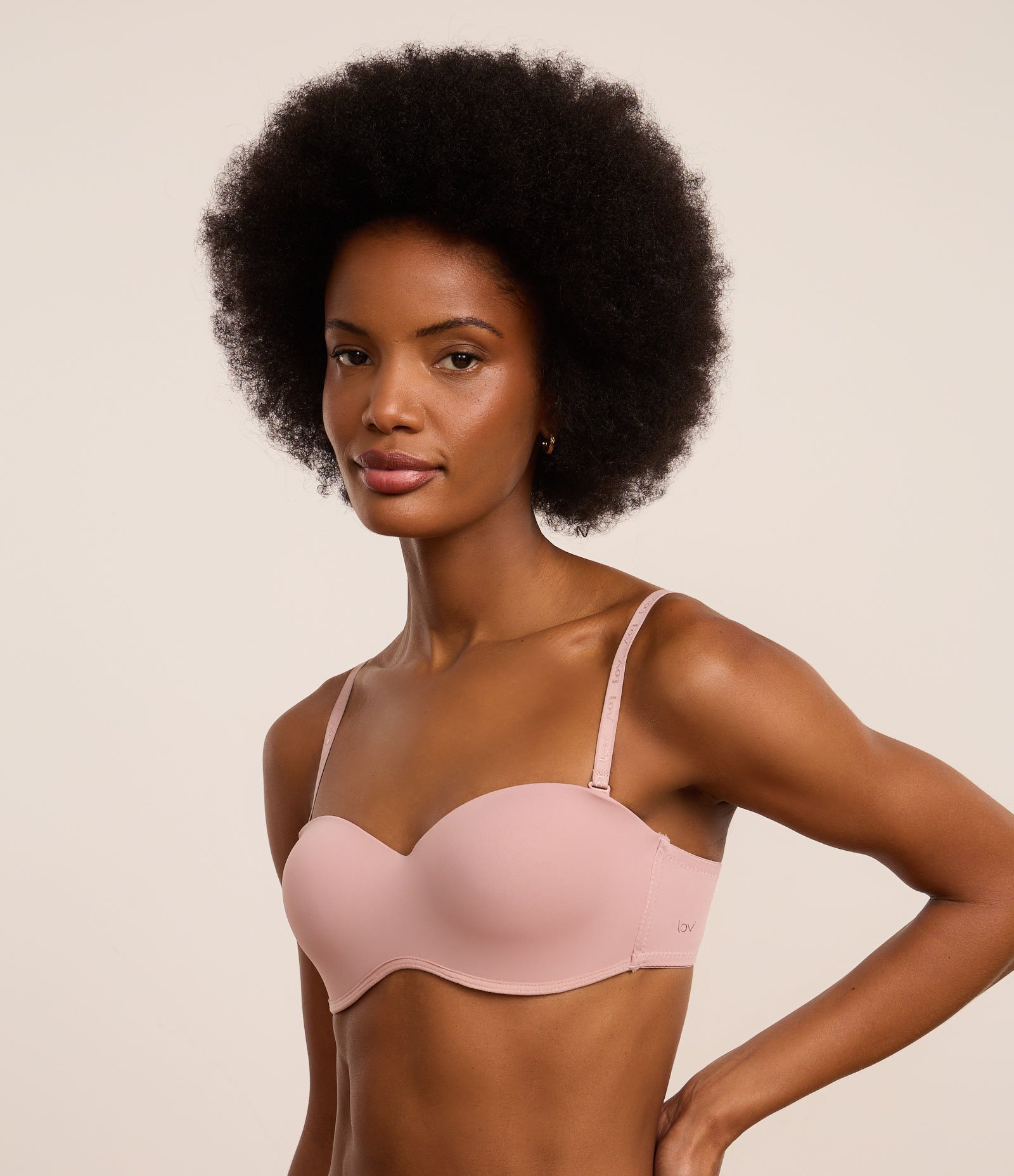 Sutiã Tomara que Caia em Poliamida com Bojo Oco e Alça Removível Roxo 1