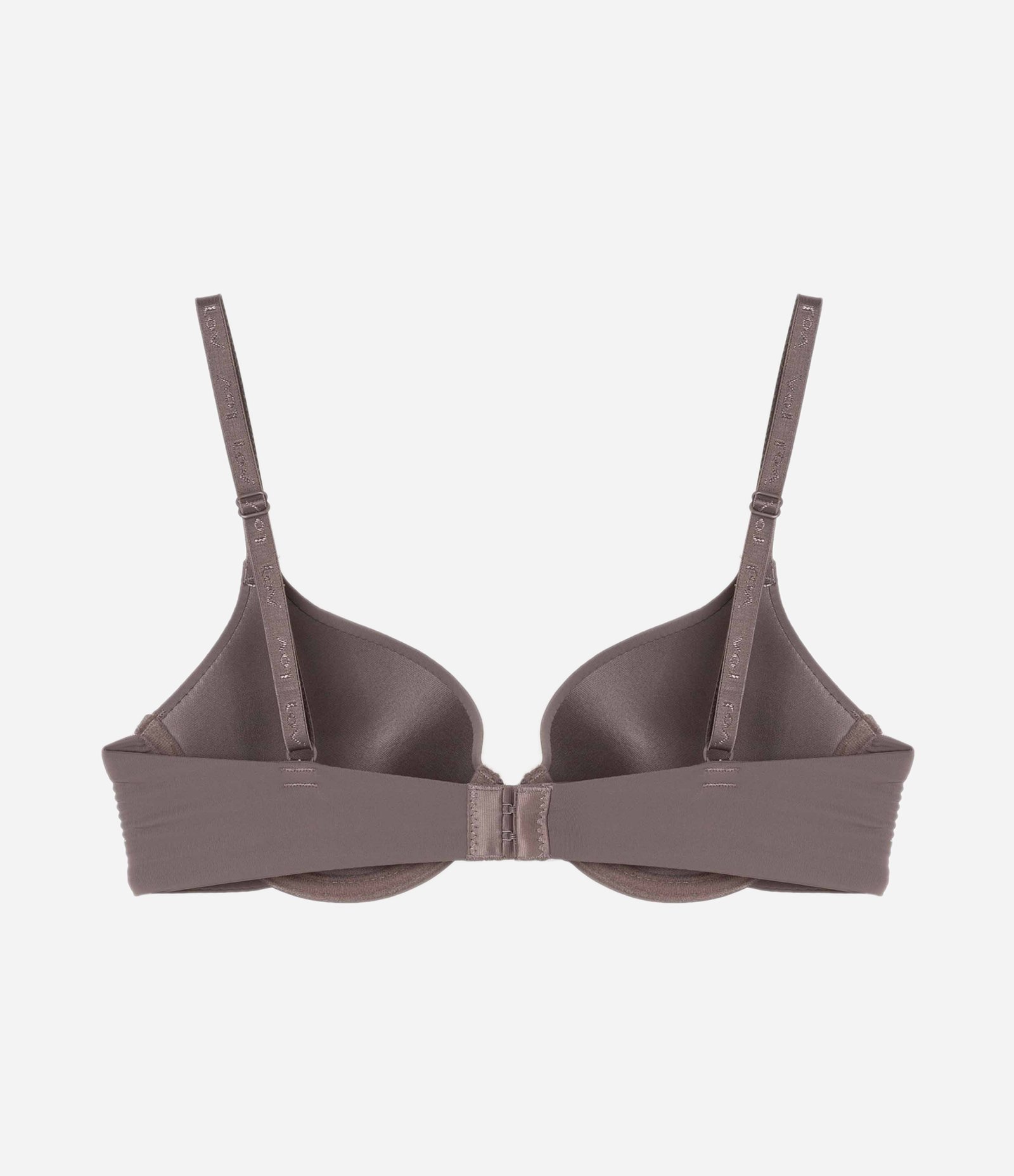 Sutiã Push Up em Microfibra Básico Cinza 6