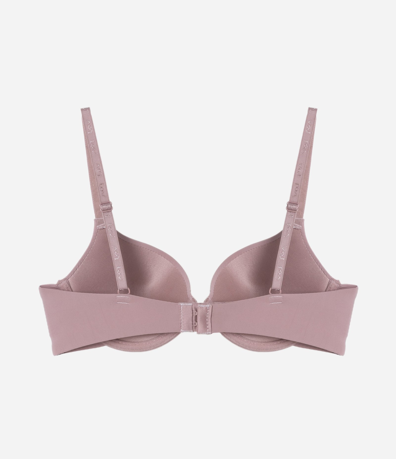 Sutiã Push Up em Microfibra Básico Rosa Neutro 7
