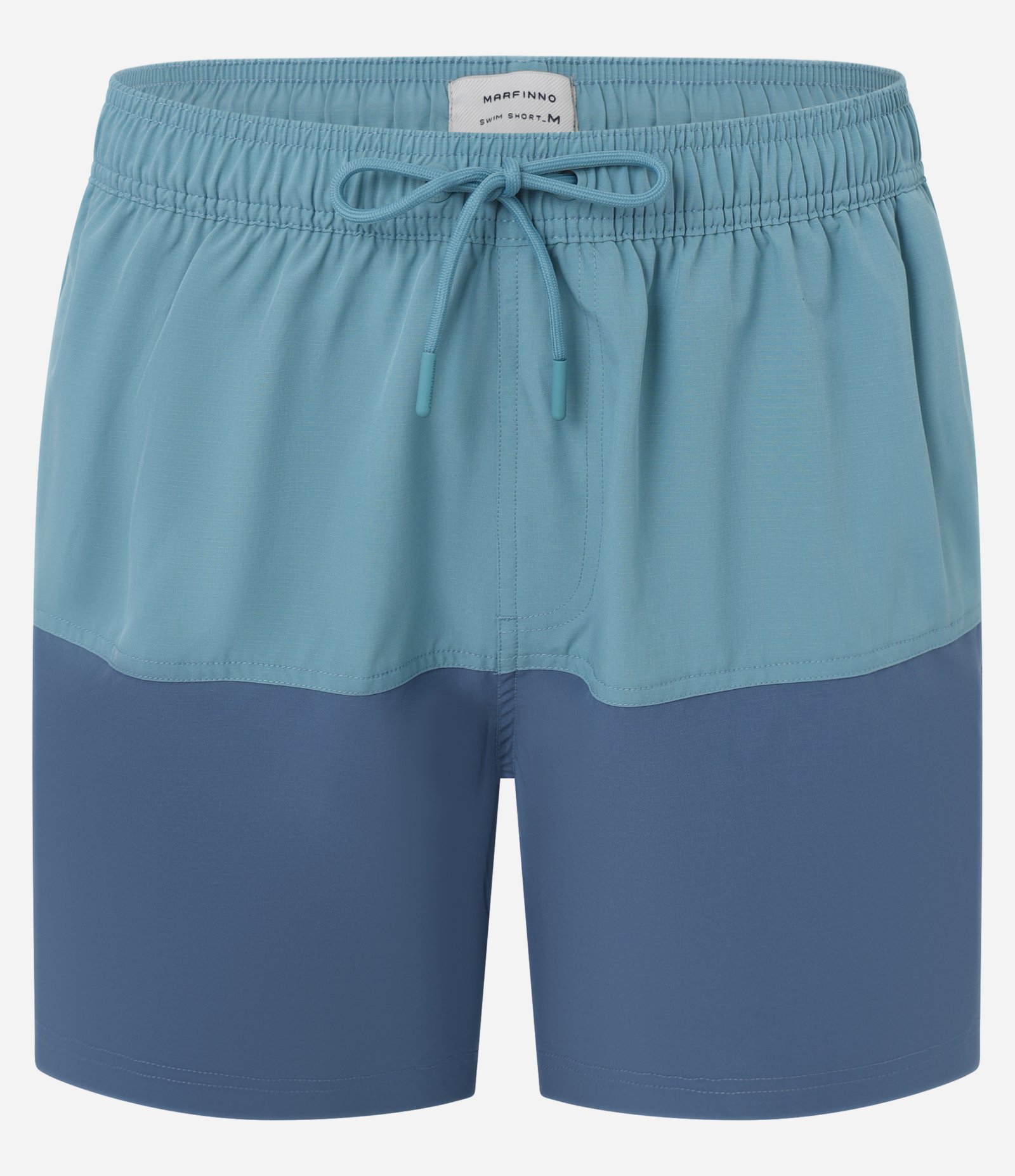 Bermuda em Ripstop com Bolso com Zíper e Estampa Bicolor Azul 5