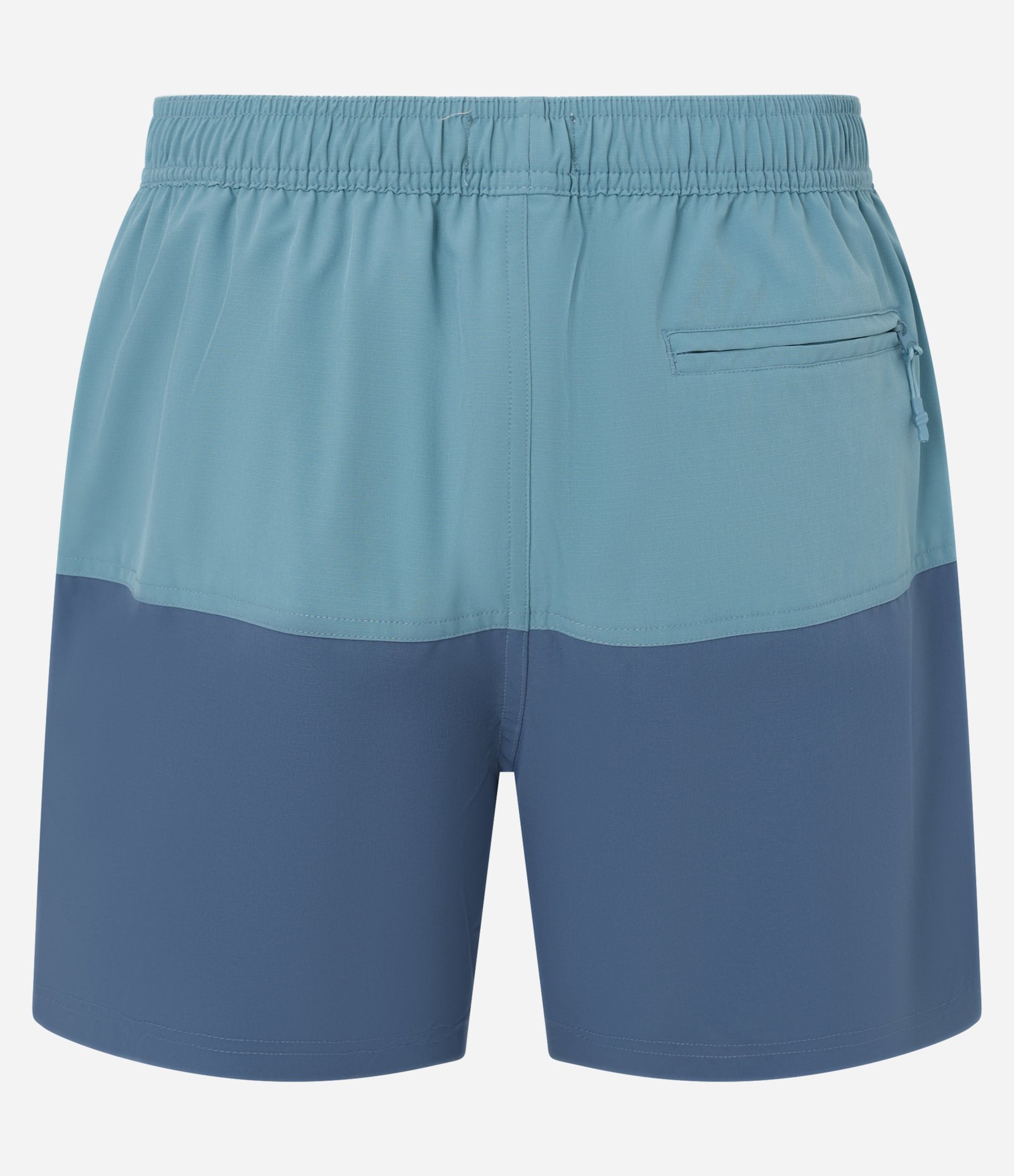 Bermuda em Ripstop com Bolso com Zíper e Estampa Bicolor Azul 6
