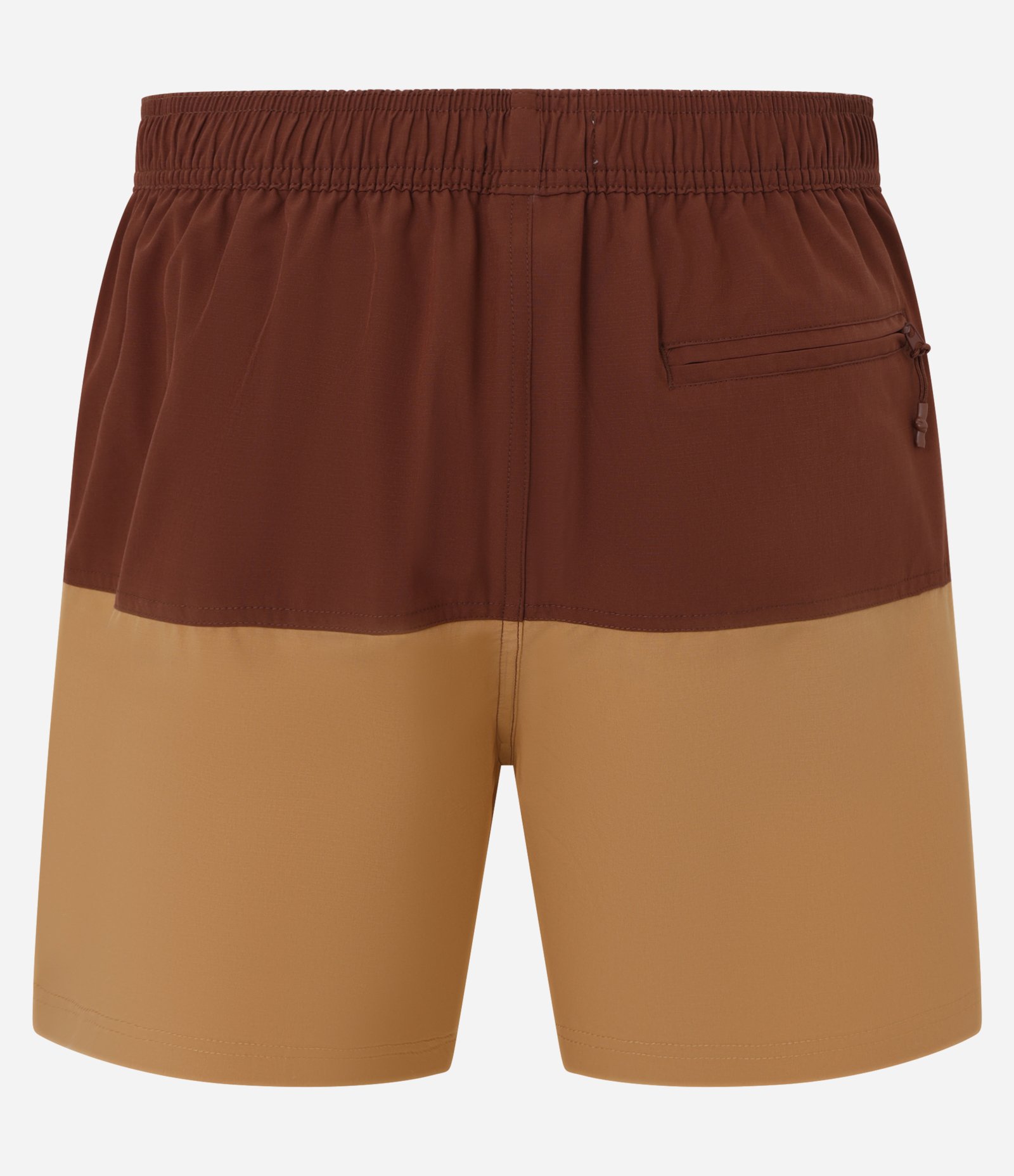 Bermuda em Ripstop com Bolso com Zíper e Estampa Bicolor Vermelho/Amarelo 6