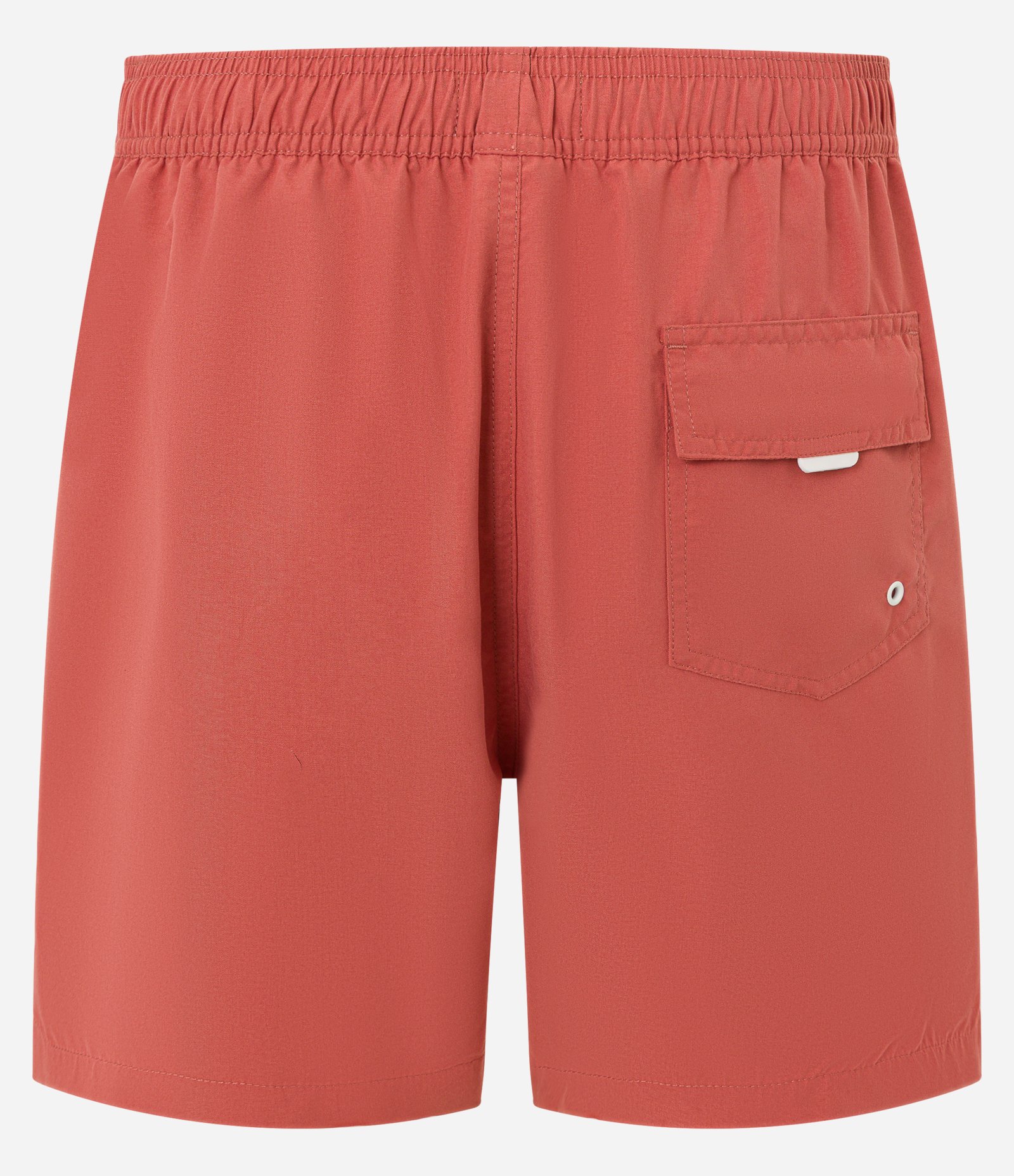 Bermuda de Banho em Peach Touch com Cós Elástico Marrom 6