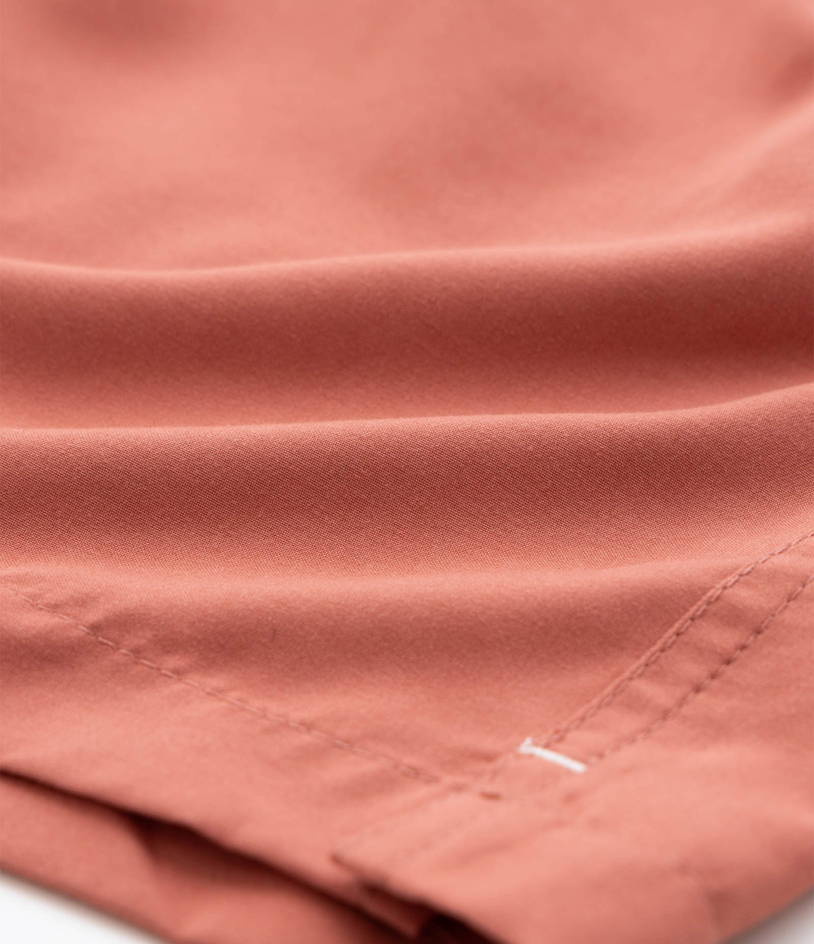 Bermuda de Banho em Peach Touch com Cós Elástico Marrom 8