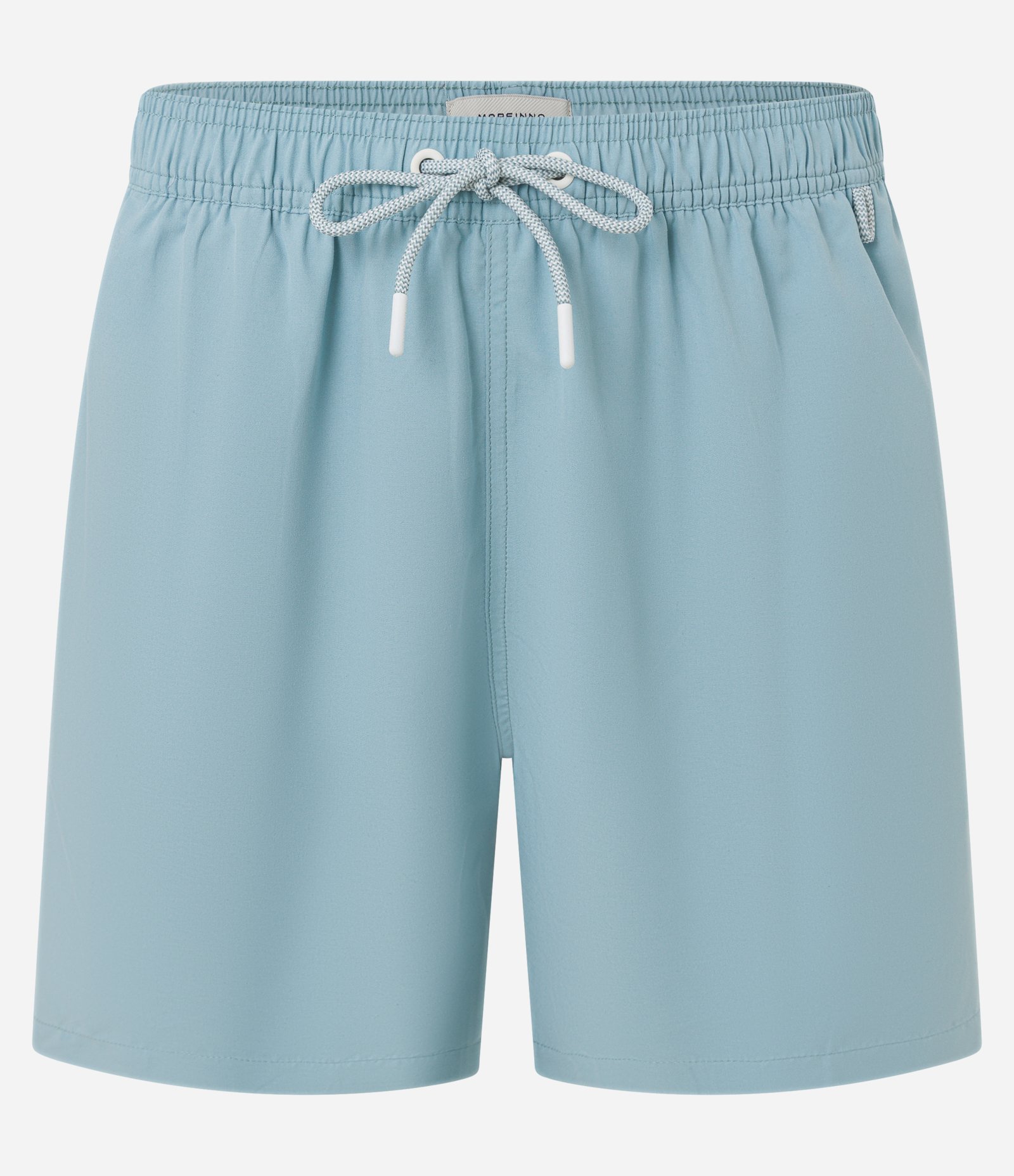 Bermuda de Banho em Peach Touch com Cós Elástico Azul 5