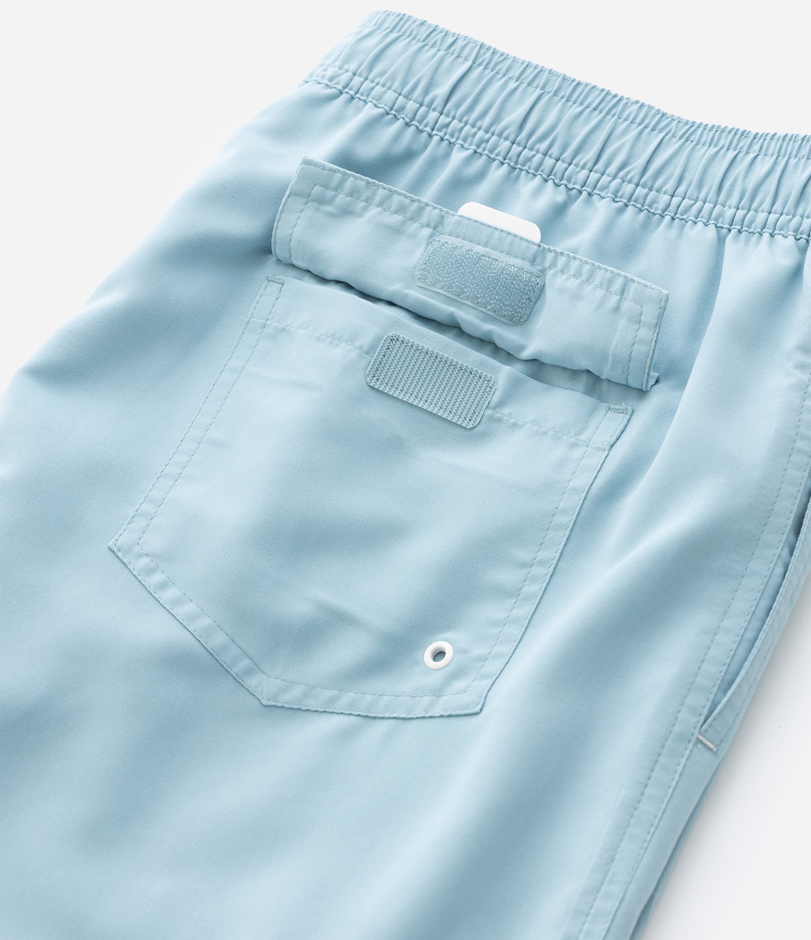 Bermuda de Banho em Peach Touch com Cós Elástico Azul 8