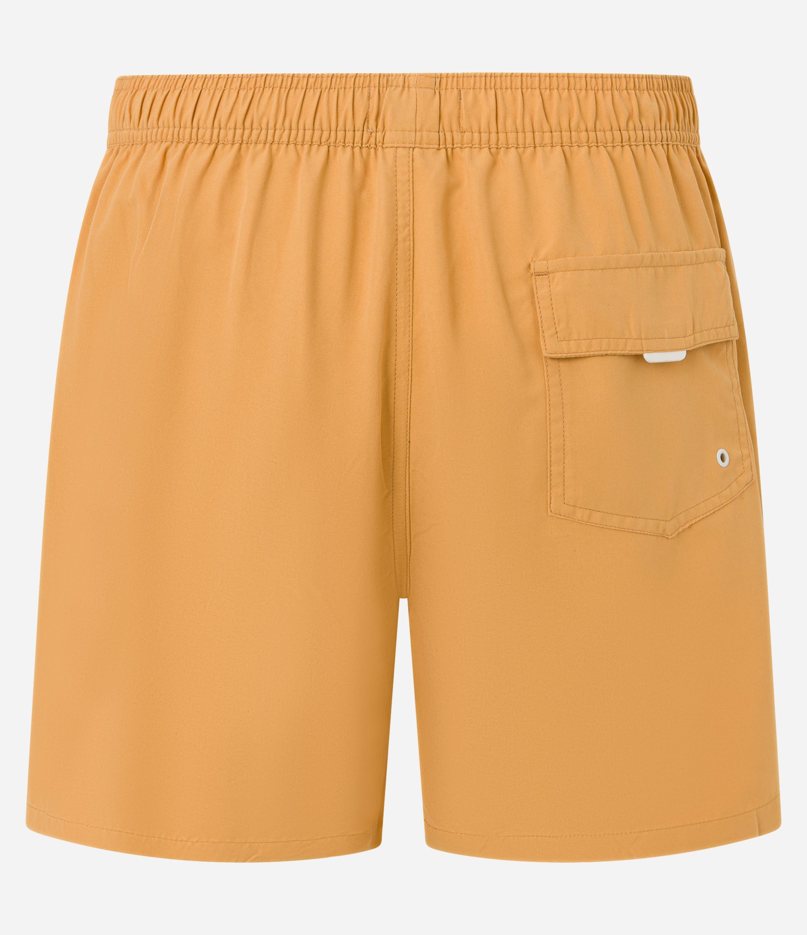 Bermuda de Banho em Peach Touch com Cós Elástico Amarelo 7