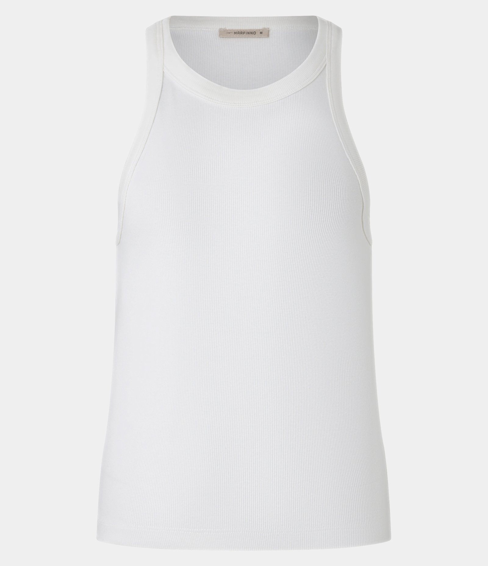 Blusa Básica Regular em Ribana de Algodão Branco 5