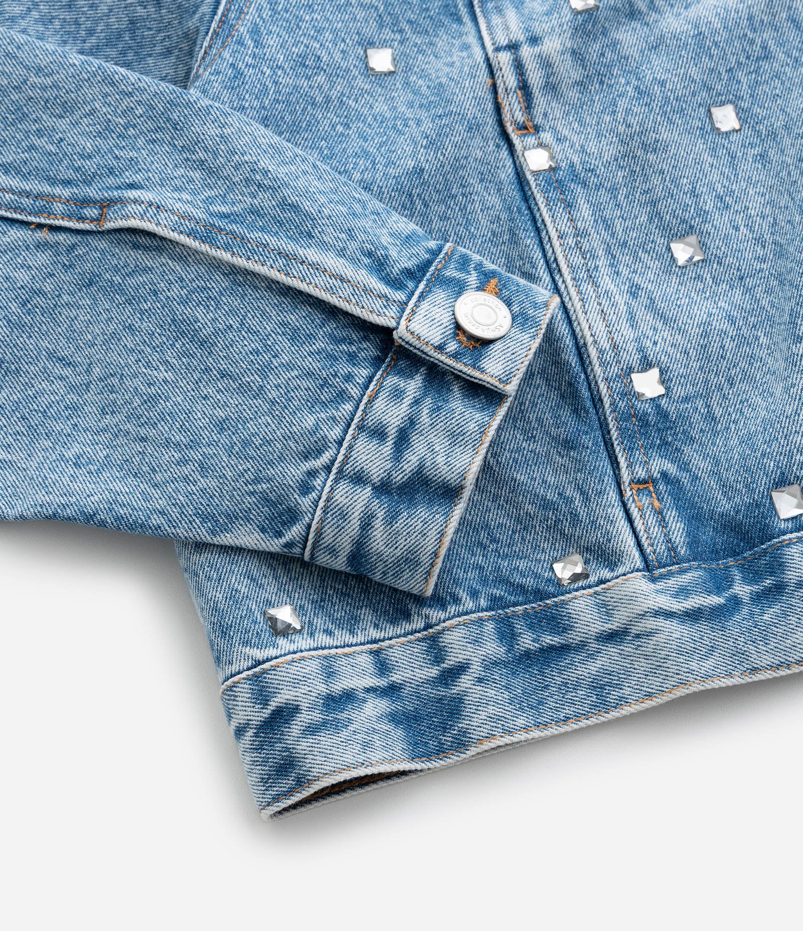 Jaqueta Cropped Coleção Rita Carreira Curve & Plus Size Azul 9