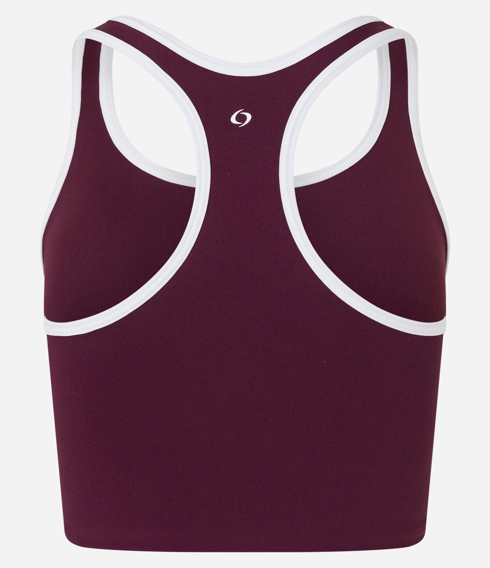 Top Esportivo Nadador sem Bojo em Microfibra com Frisos Contrastantes Vermelho 8