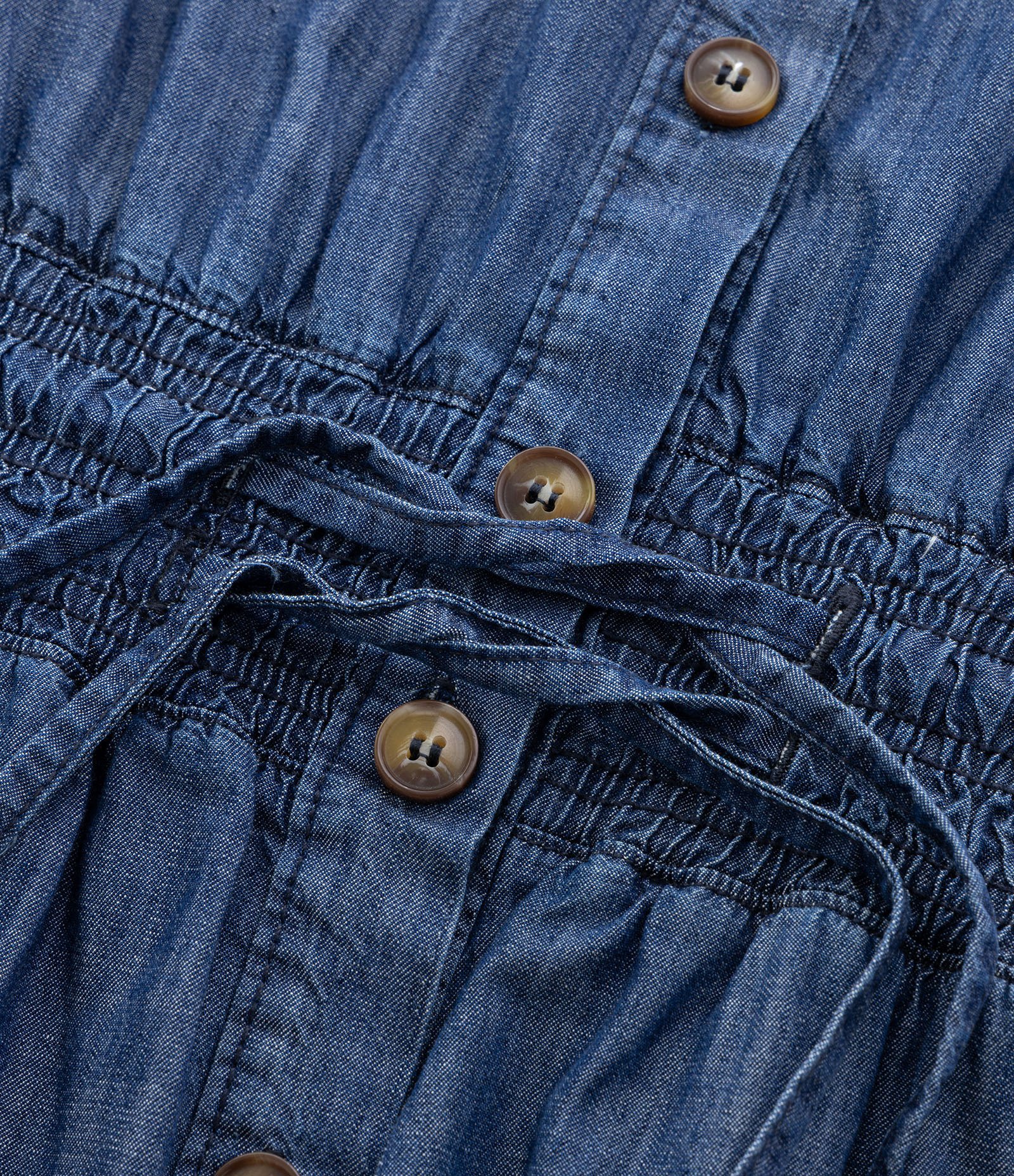 Vestido Chemise Midi em Jeans Curve & Plus Size Azul 8