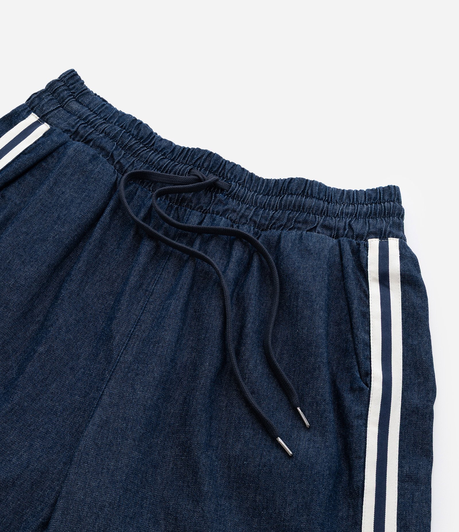 Calça Pantalona em Jeans com Cós Elástico Curve & Plus Size Azul 8