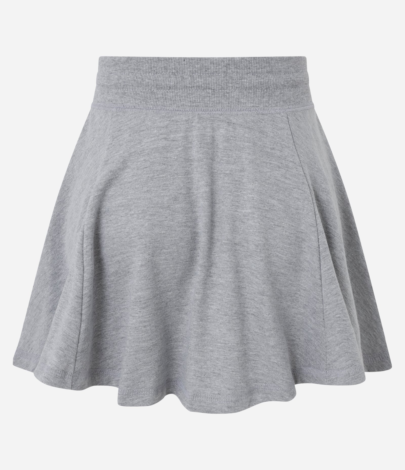 Mini Saia em Moletinho com Amarração na Cintura Cinza 7