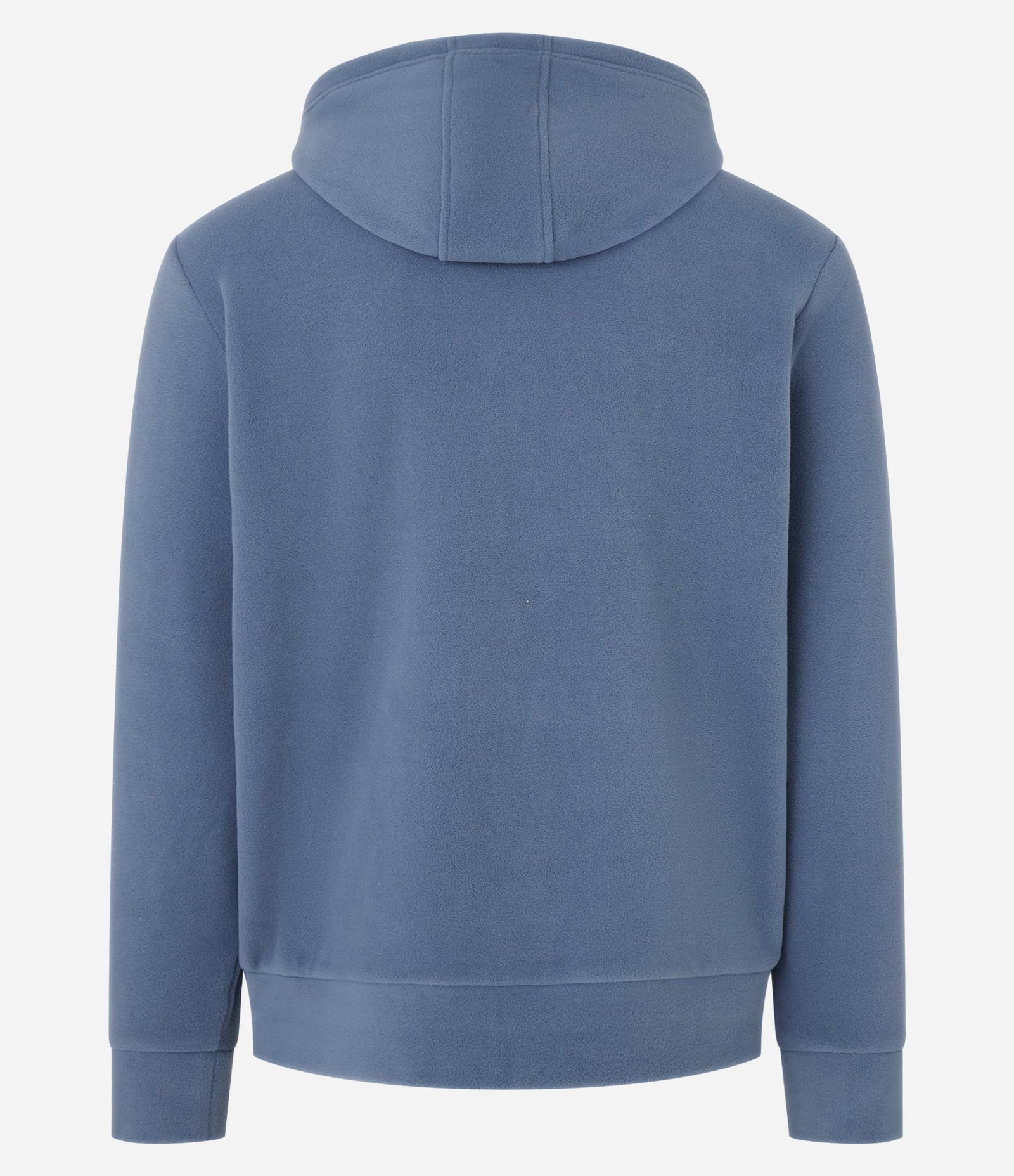 Casaco Esportivo com Capuz em Fleece Azul 8