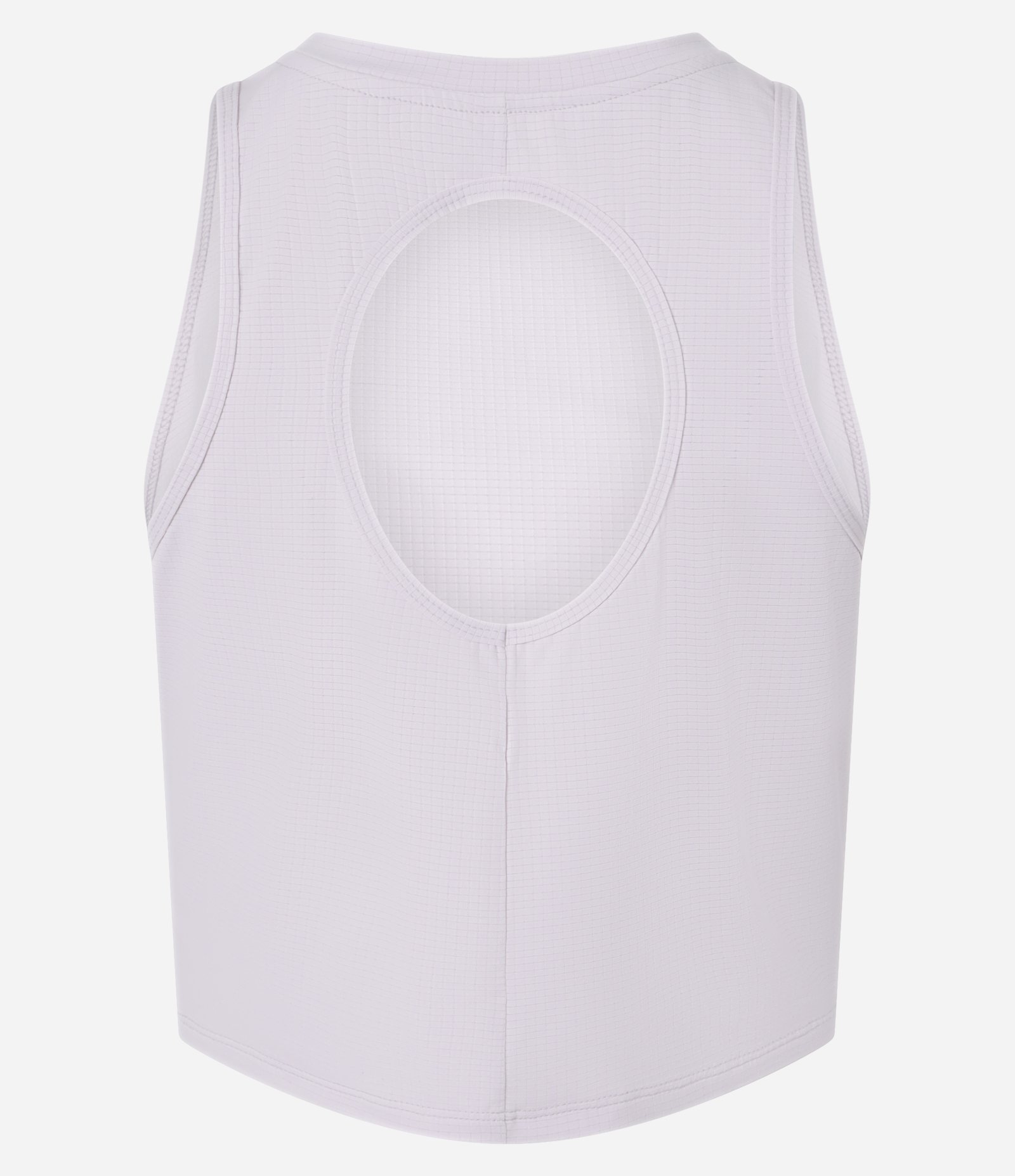 Regata Box Esportiva em Microfibra Texturizada com Recorte nas Costas Roxo Claro 6