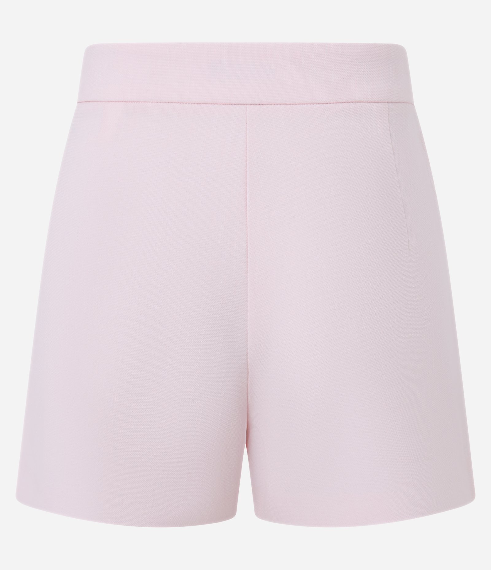 Short Saia Alfaiatada Cintura Alta com Lapela e Textura Rosa 6