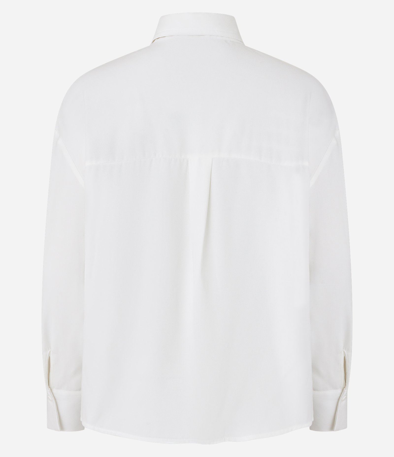 Camisa em Crepe com Gola Laço e Manga Longa Banco Neve 6