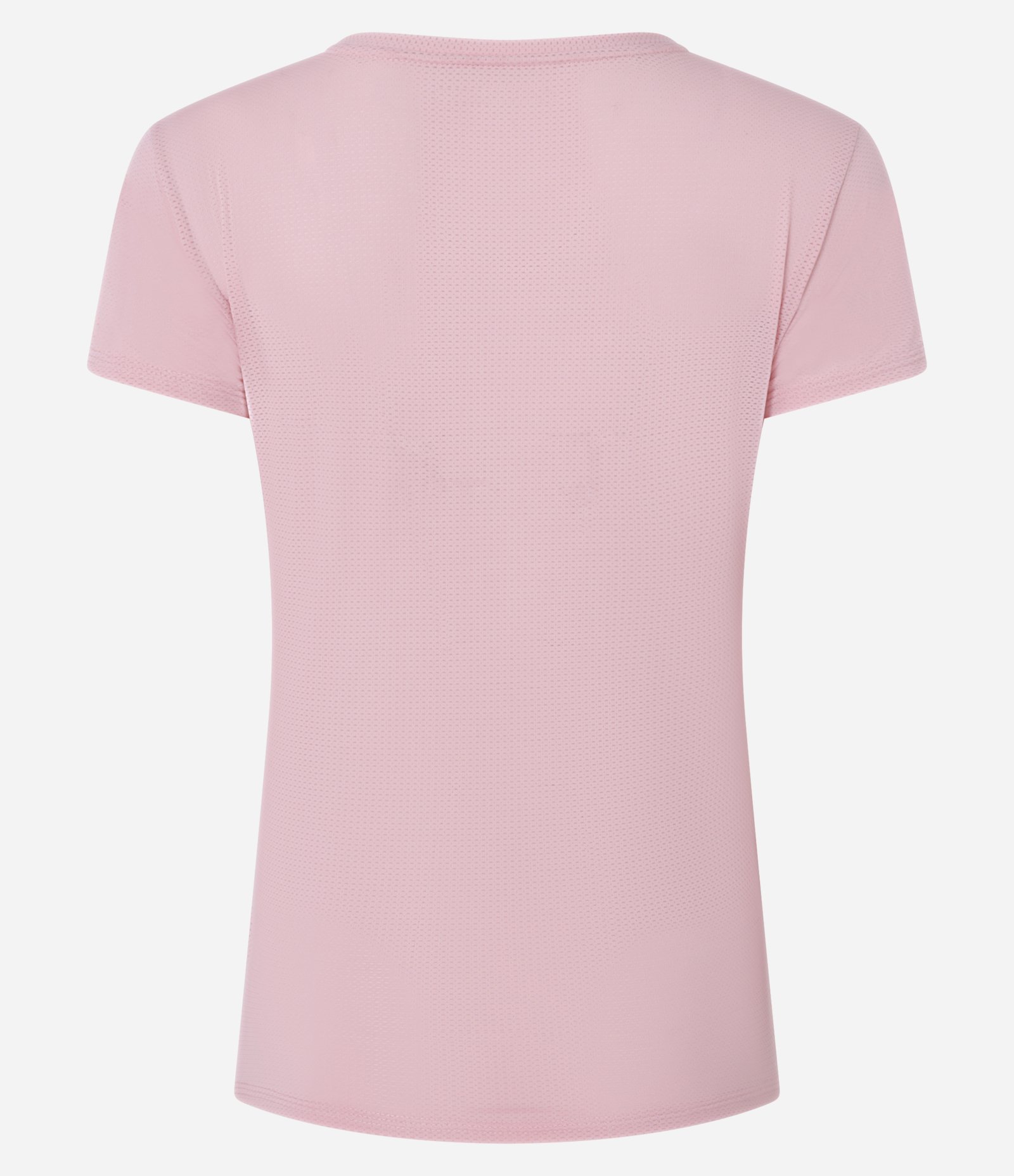 Camiseta Esportiva em Microfibra Texturizada com Estampa Bolinha de Tênis Rosa 4