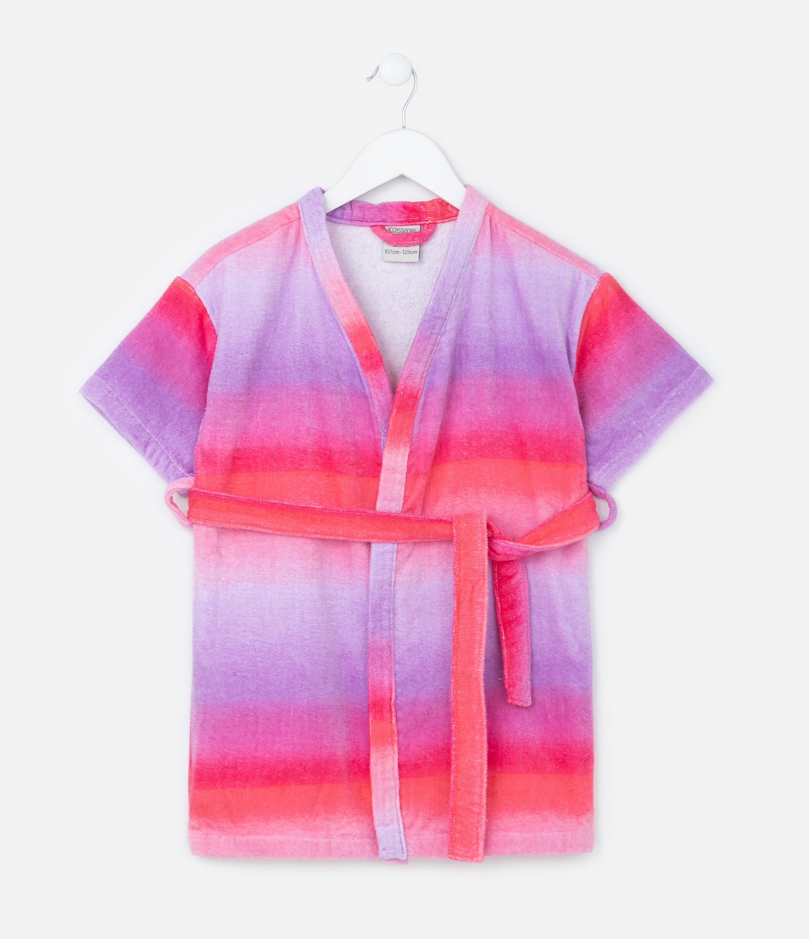 Roupão Infantil Atoalhado com Estampa Degradê - Tam Único Multicores 1