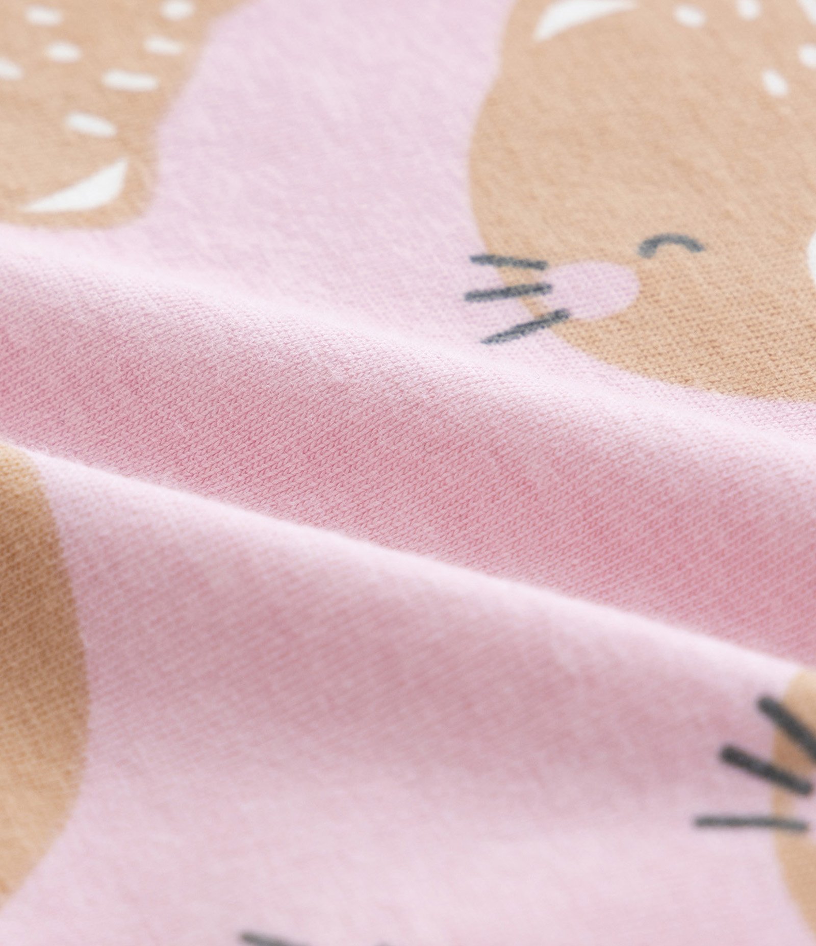 Body Infantil com Estampa Carinha de Gatinha - Tam 0 a 24 meses Rosa 3