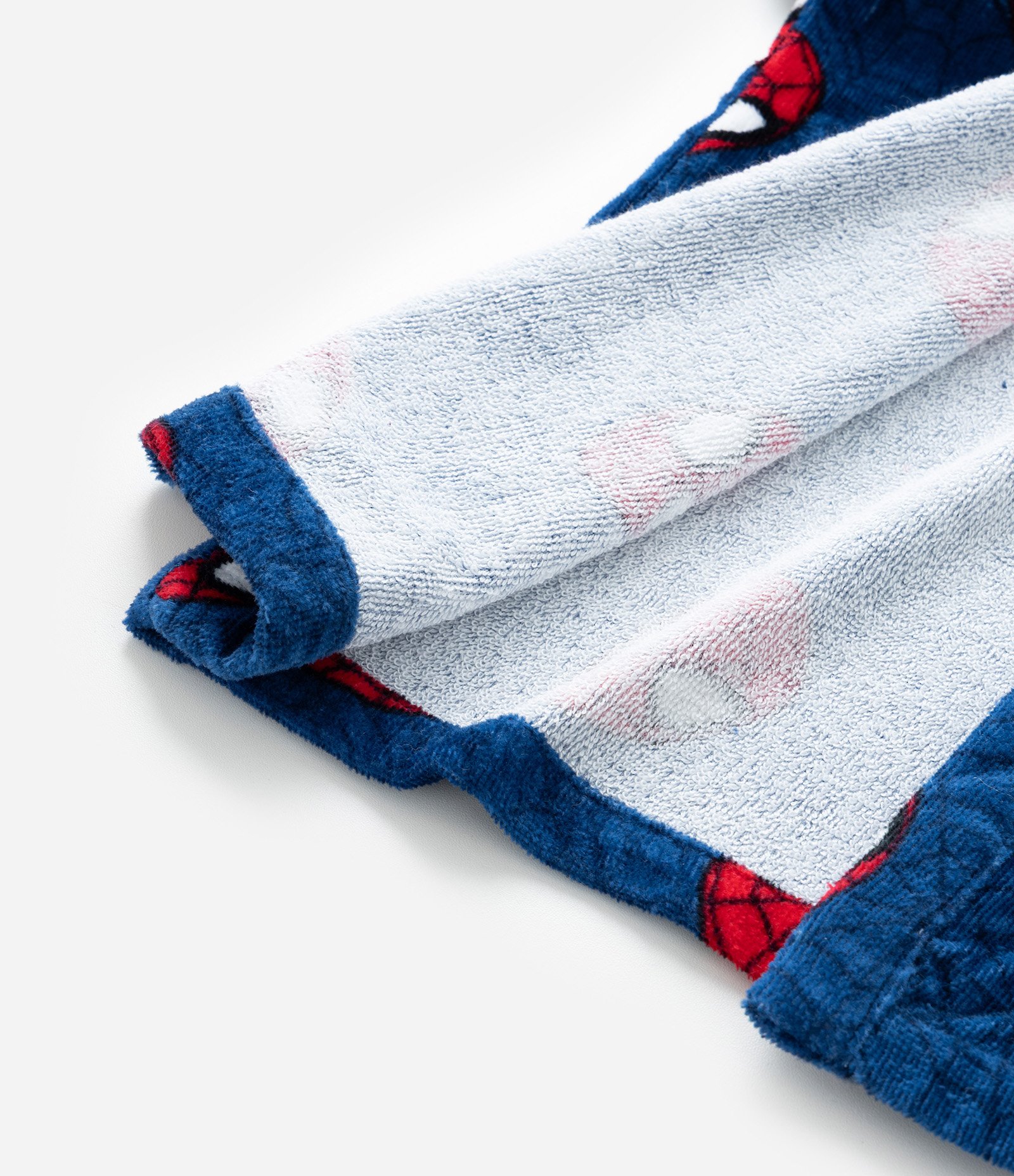 Roupão Infantil Atoalhado Estampa Homem-Aranha - Tam Único Azul 3