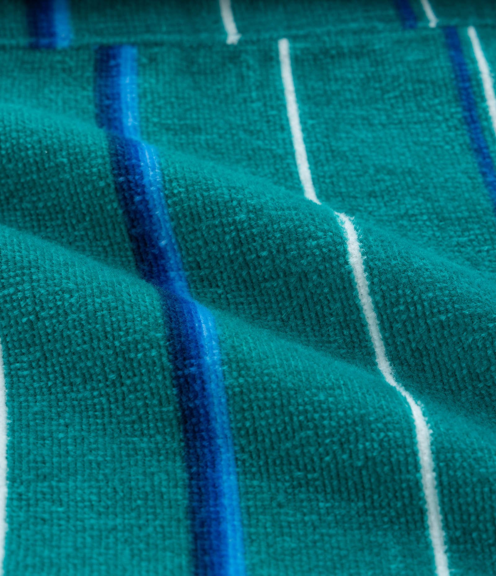 Roupão Infantil Atoalhado com Estampa de Listras - Tam 3 a 16 Anos Verde 3