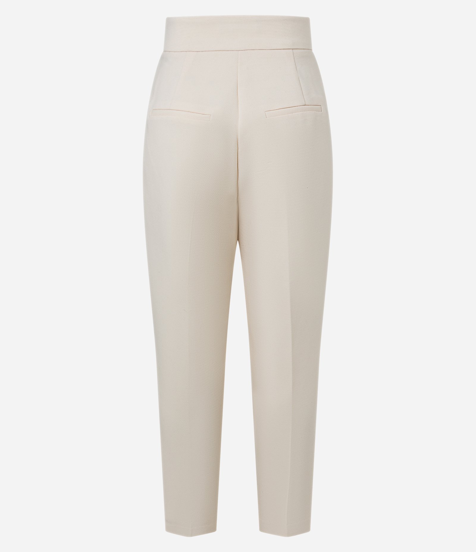 Calça Cenoura Alfaiataria Cintura Alta com Pregas 7