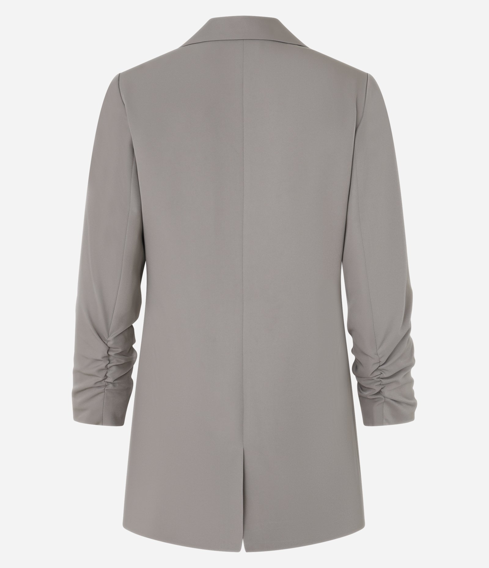 Blazer Alongado de Alfaiataria em Crepe com Franzido nas Mangas 5