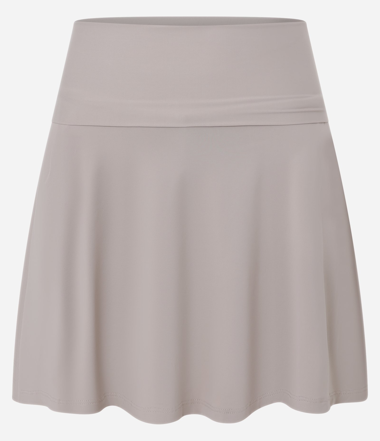 Short Saia Esportivo em Microfibra Leve com Cós Largo Bege 8