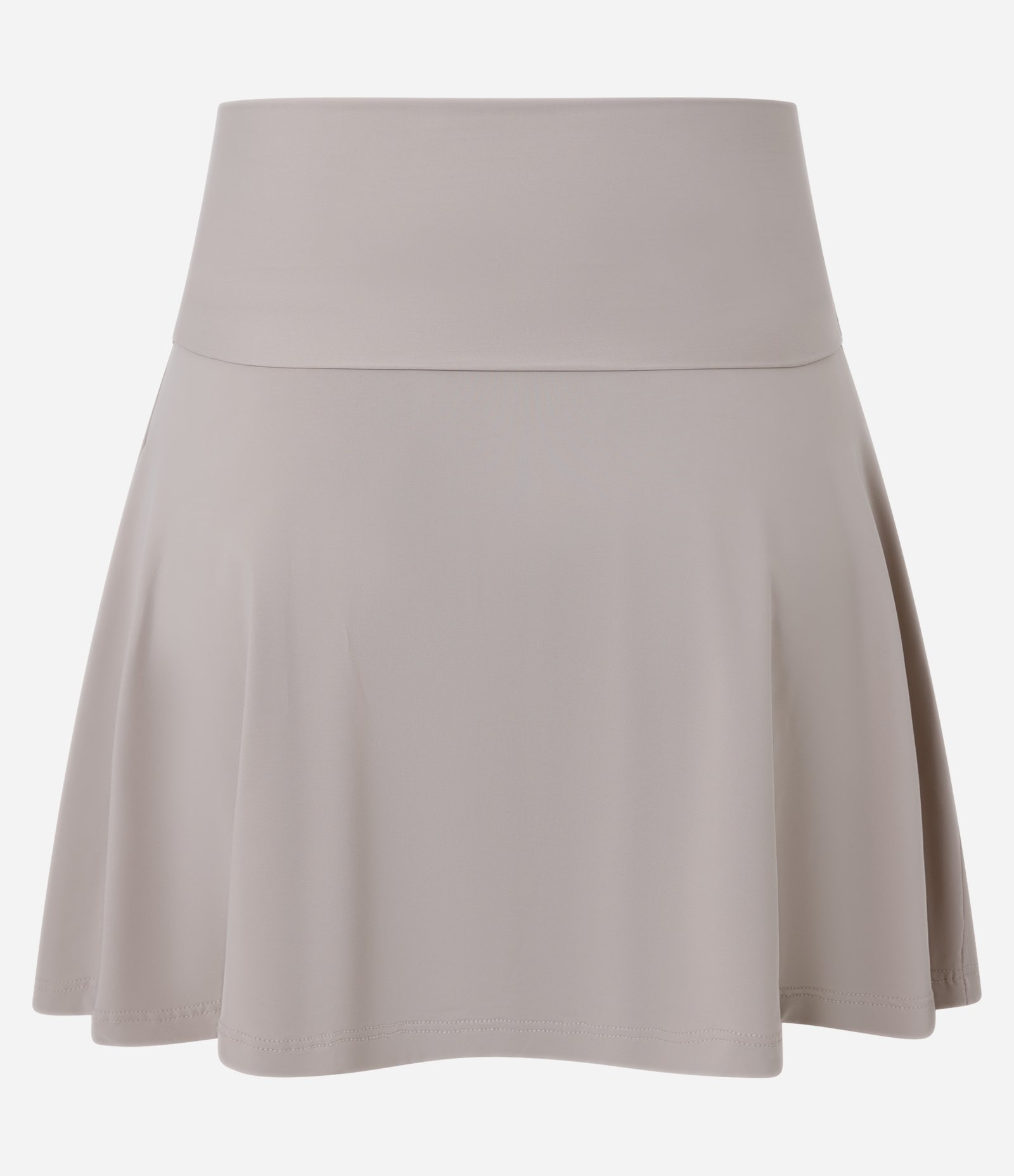 Short Saia Esportivo em Microfibra Leve com Cós Largo Bege 9