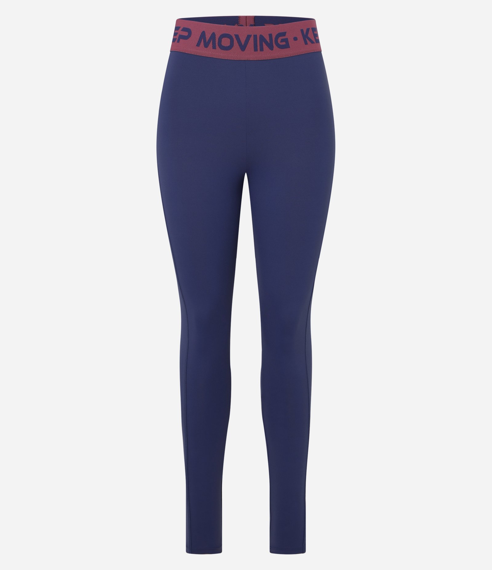 Calça Legging Esportiva em Microfibra com Cós Elástico Keep Mooving Azul 6