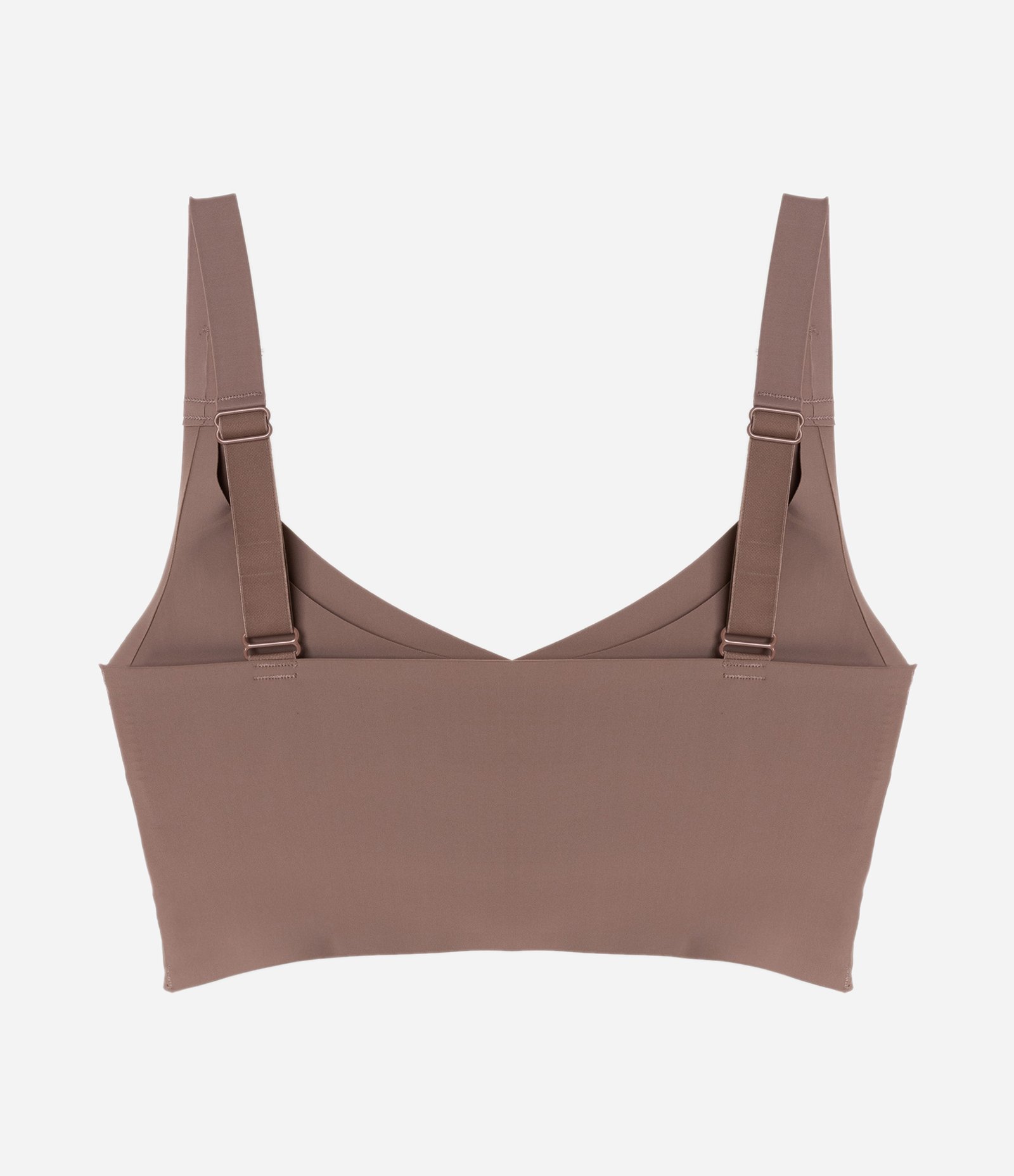 Sutiã Top sem Bojo sem Aro em Microfibra Leve Bege 6