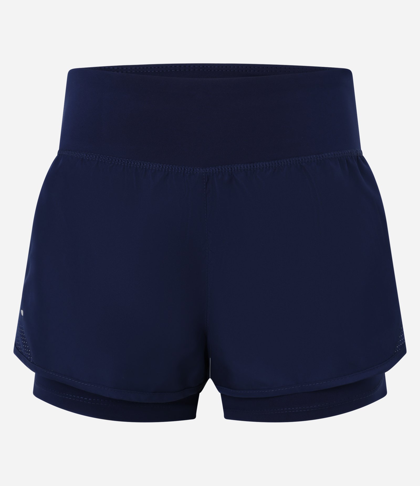 Bermuda Runner Esportiva em Microfibra com Bolso Funcional Azul Escuro 7