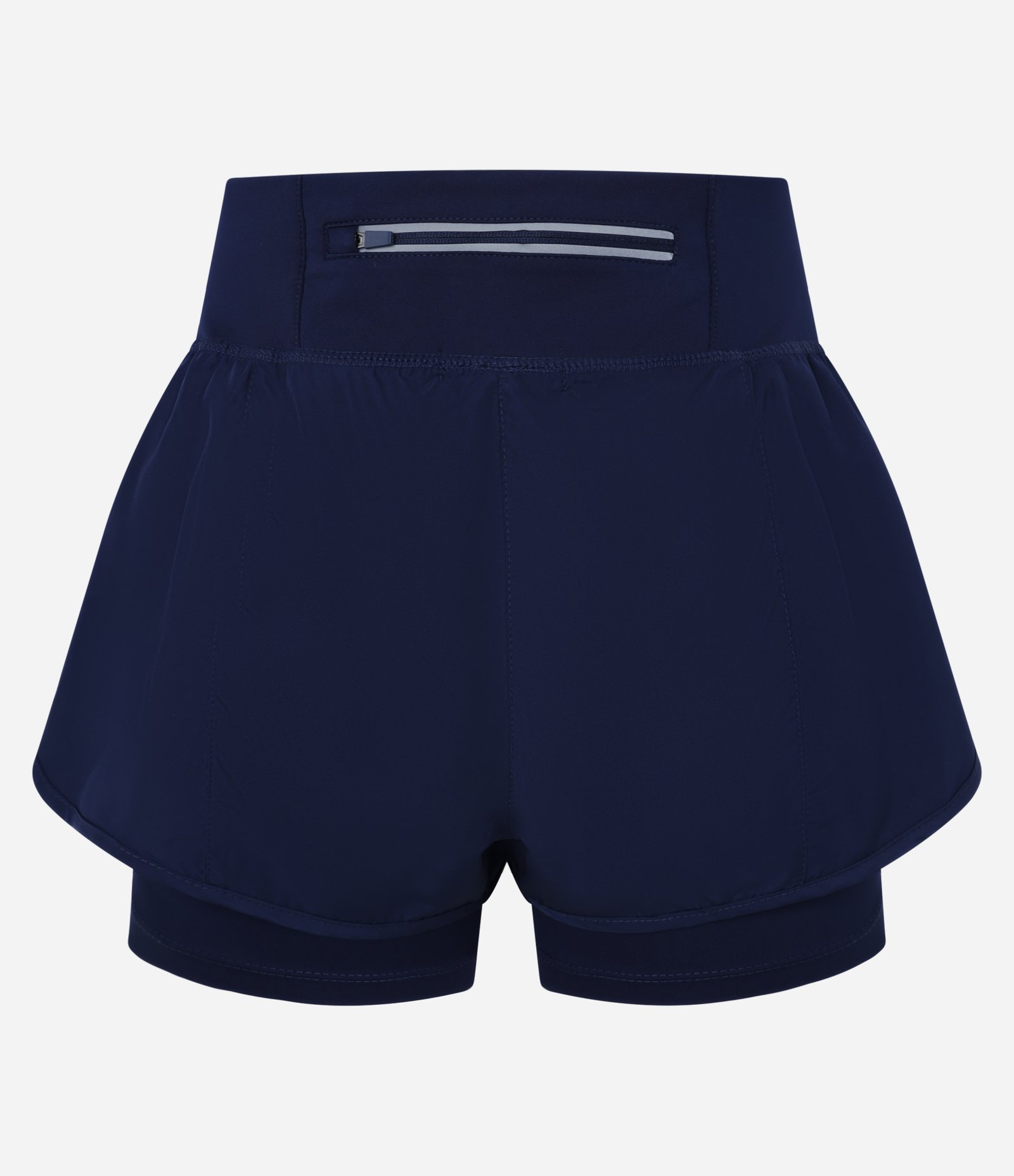 Bermuda Runner Esportiva em Microfibra com Bolso Funcional Azul Escuro 8