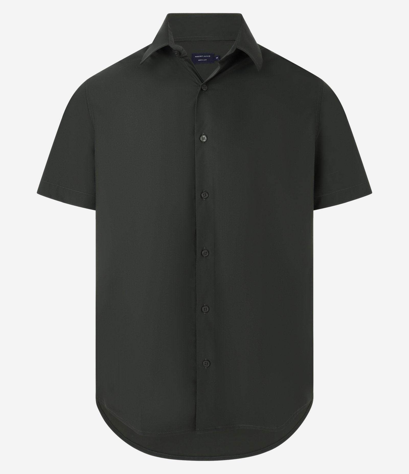 Camisa Slim em Fibra de Bambu Verde 6