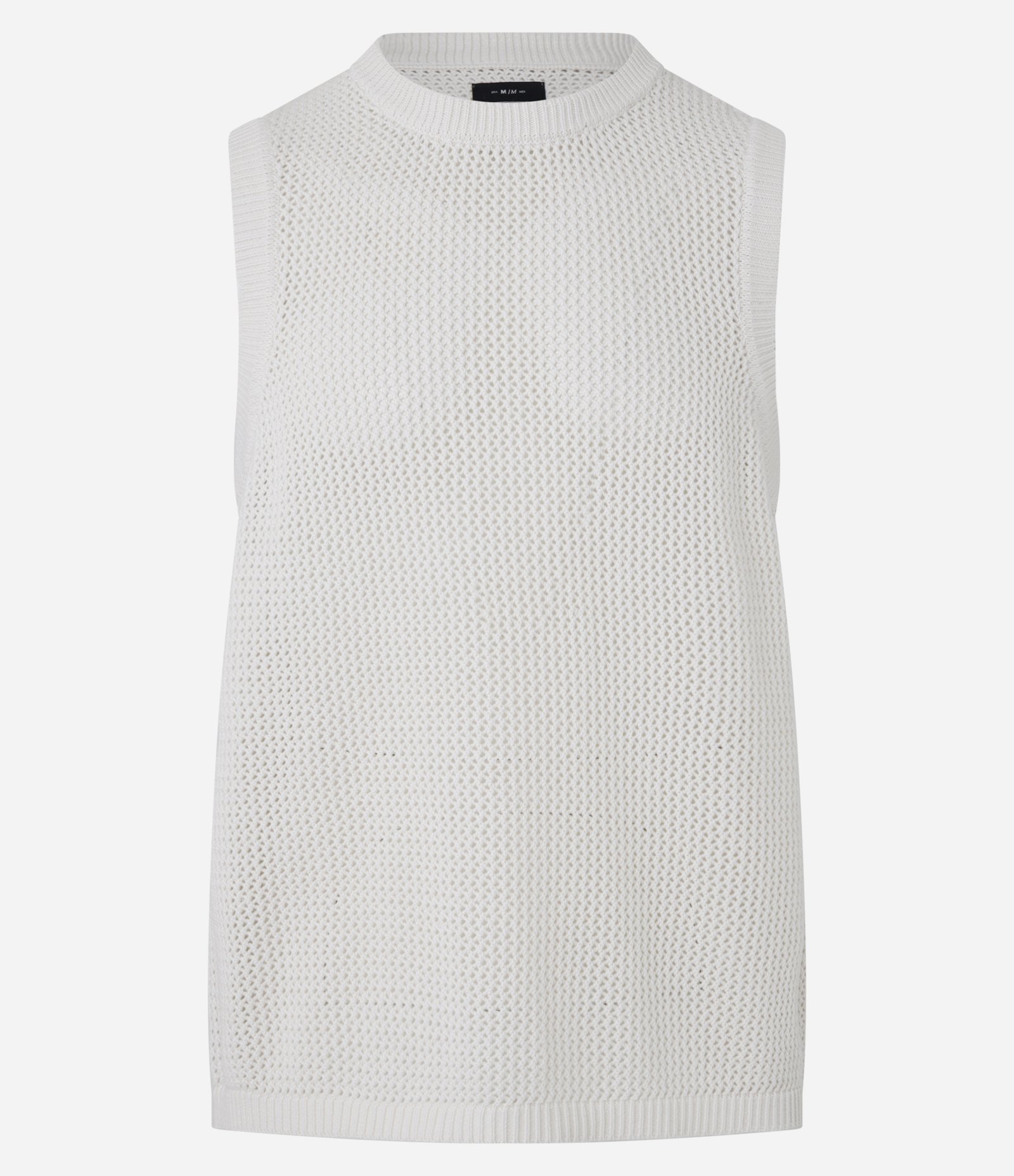 Regata Regular em Tricô com Viés em Ribana Bege 6