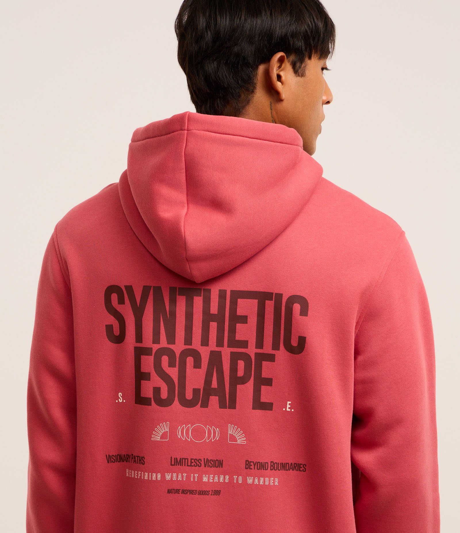 Casaco Comfort em Moletom com Felpa Bolso Canguru e Estampa Lettering Vermelho 3