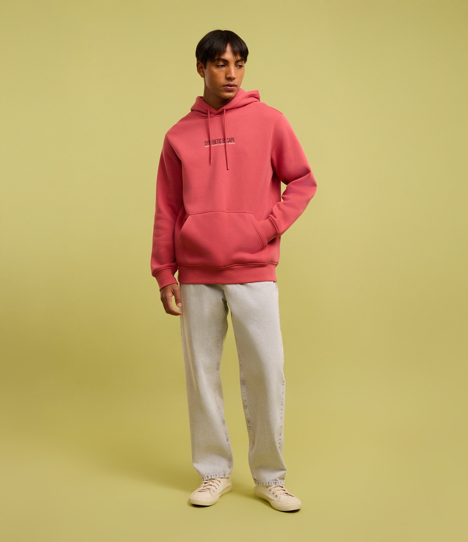 Casaco Comfort em Moletom com Felpa Bolso Canguru e Estampa Lettering Vermelho 6