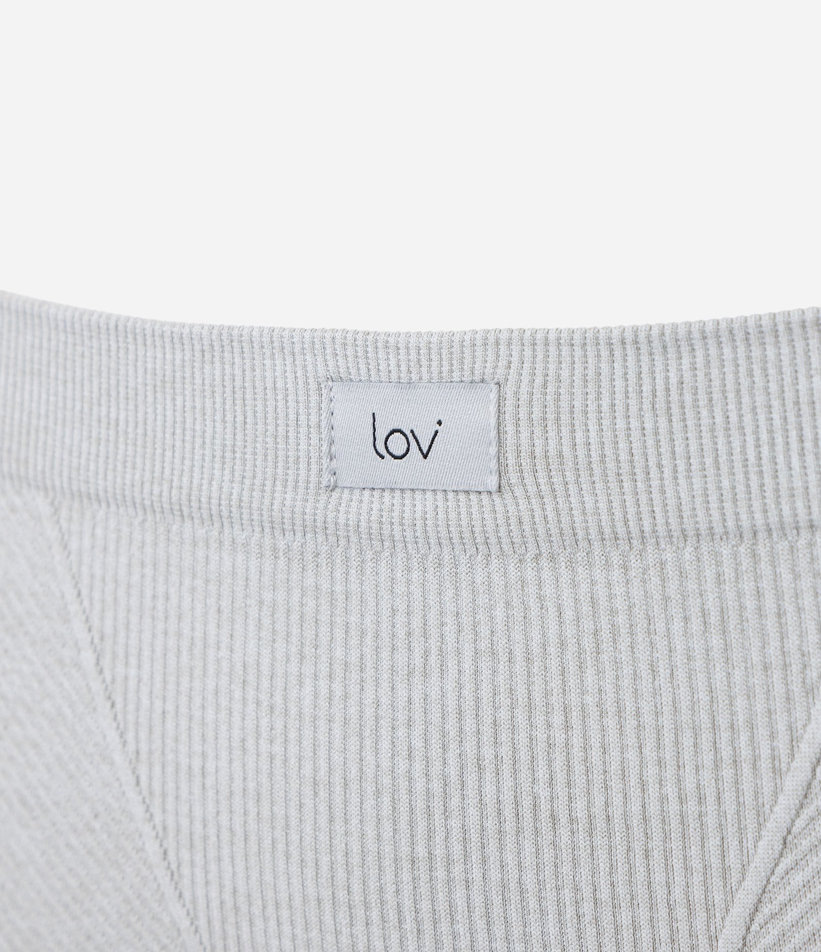 Kit 02 Calcinhas Boyshort Comfy Seamless com Etiqueta LOV Preto/Cinza 2