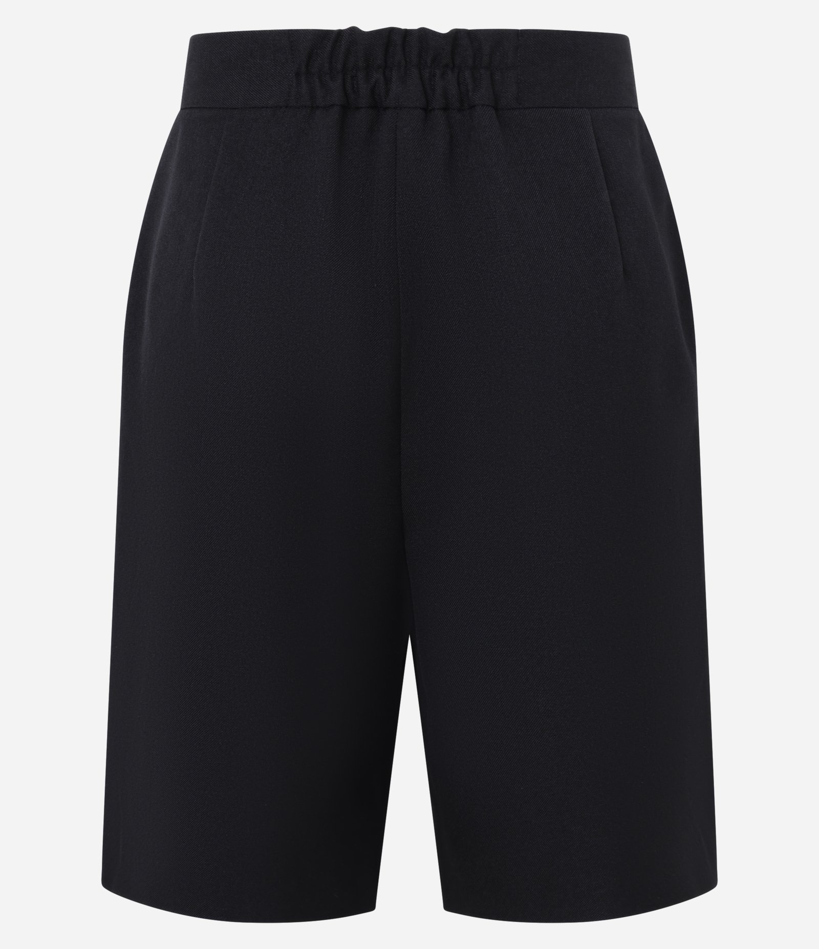 Bermuda Reta em Alfaiataria com Cintura Alta e Passantes no Cós Preto 6