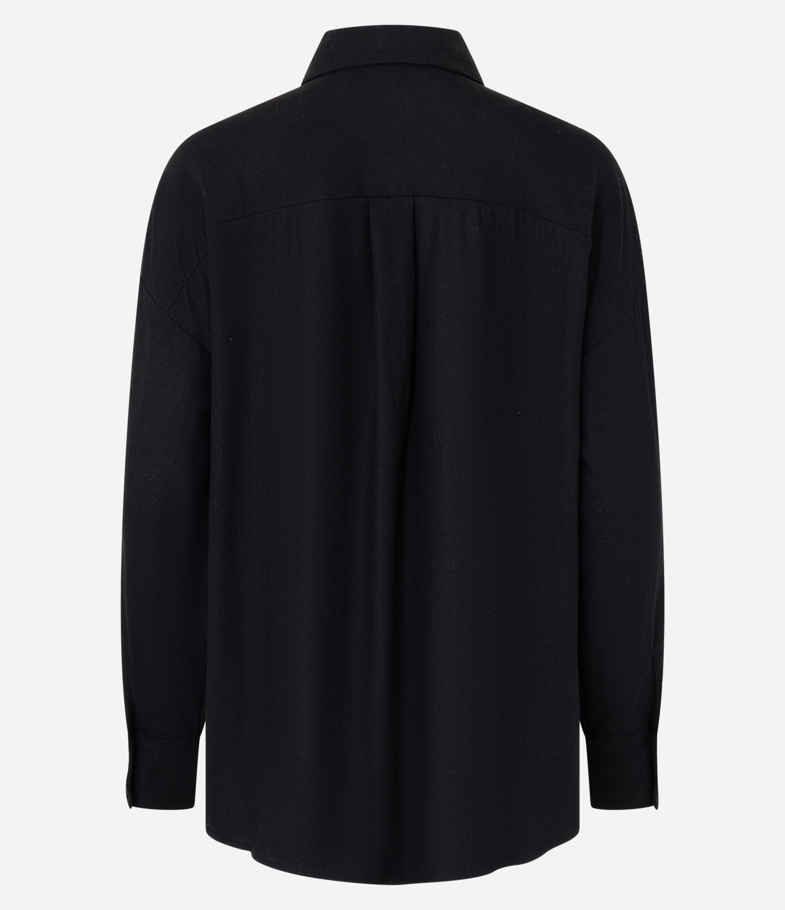 Camisa Alongada em Viscose e Linho com Botões 7