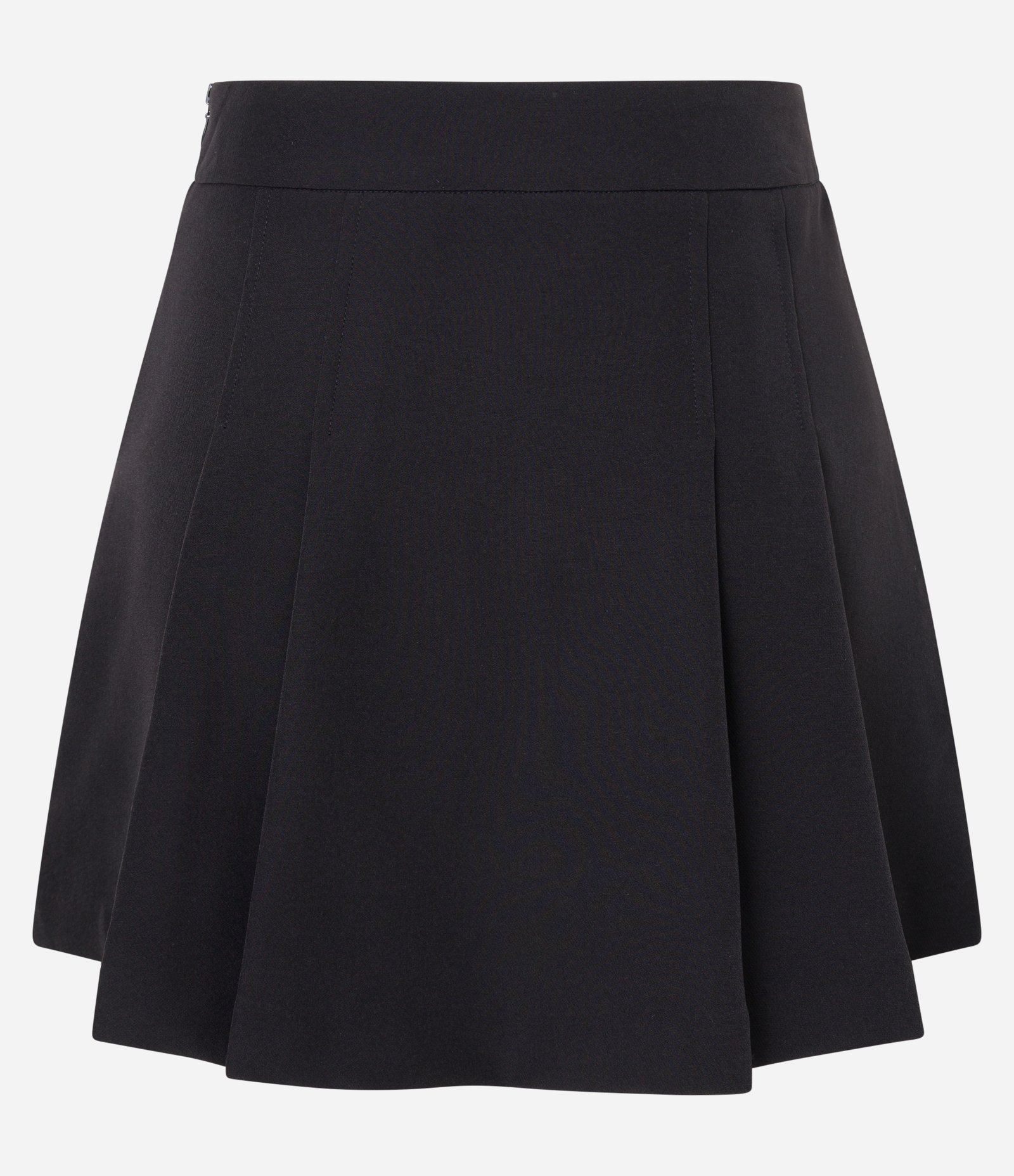 Short Saia em Alfaiataria College com Pregas Preto 6