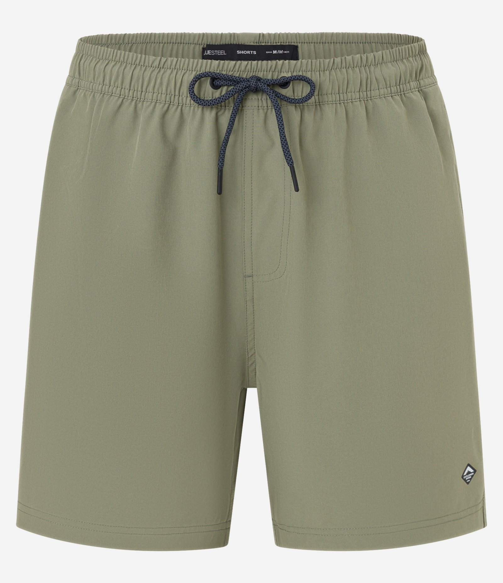 Bermuda com Detalhe de Etiqueta Emborrachada Verde 6