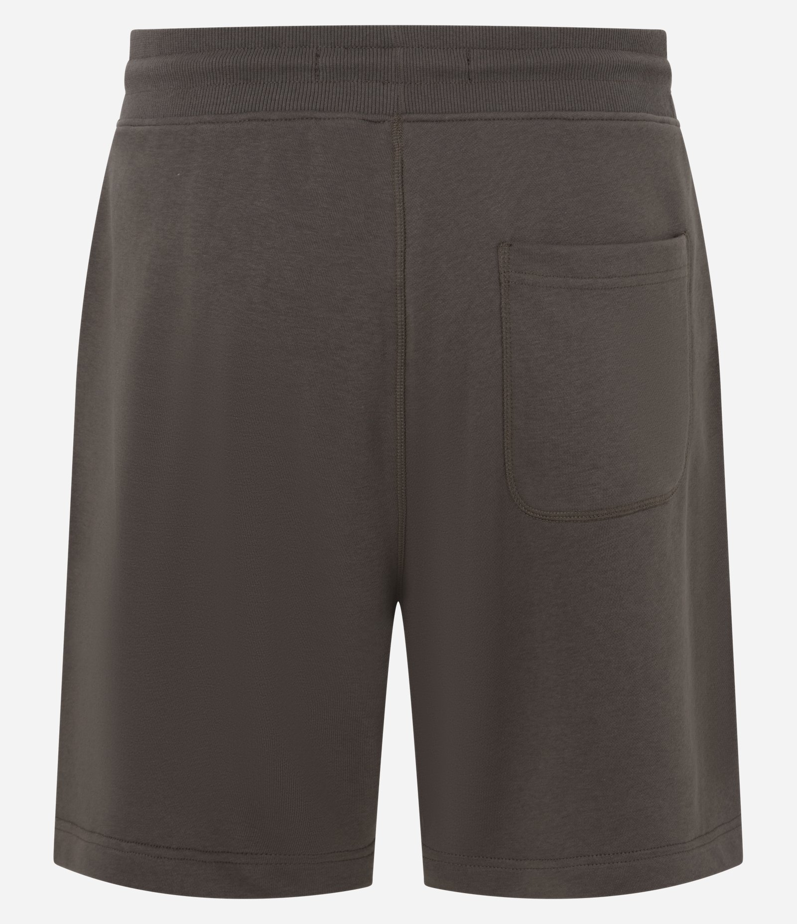 Bermuda Slim em Moletom com Felpa e Bolsos Marrom 6