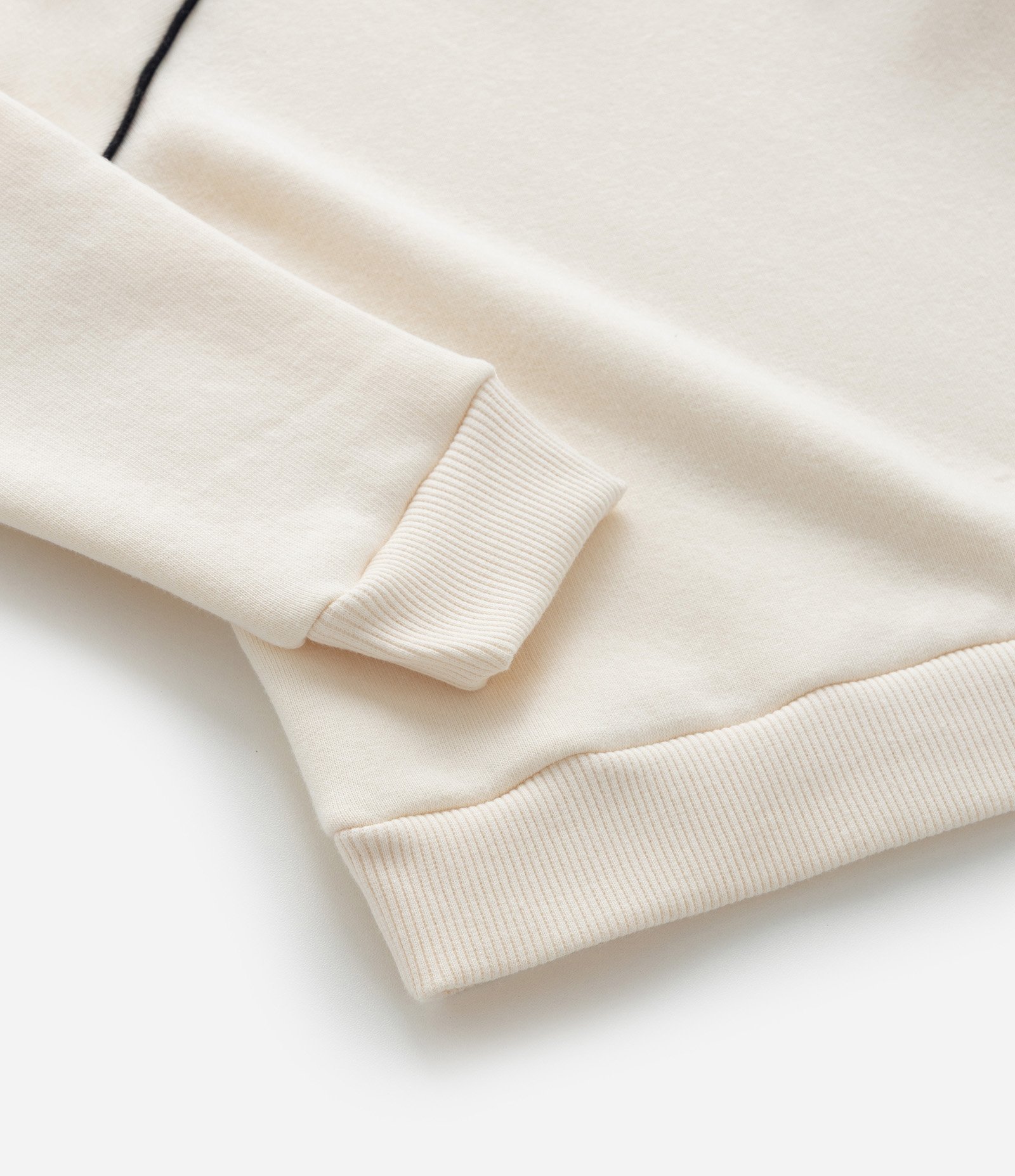 Casaco Infantil com Lacinhos e Viés Contrastantes - Tam 1 a 6 Anos Off White 5