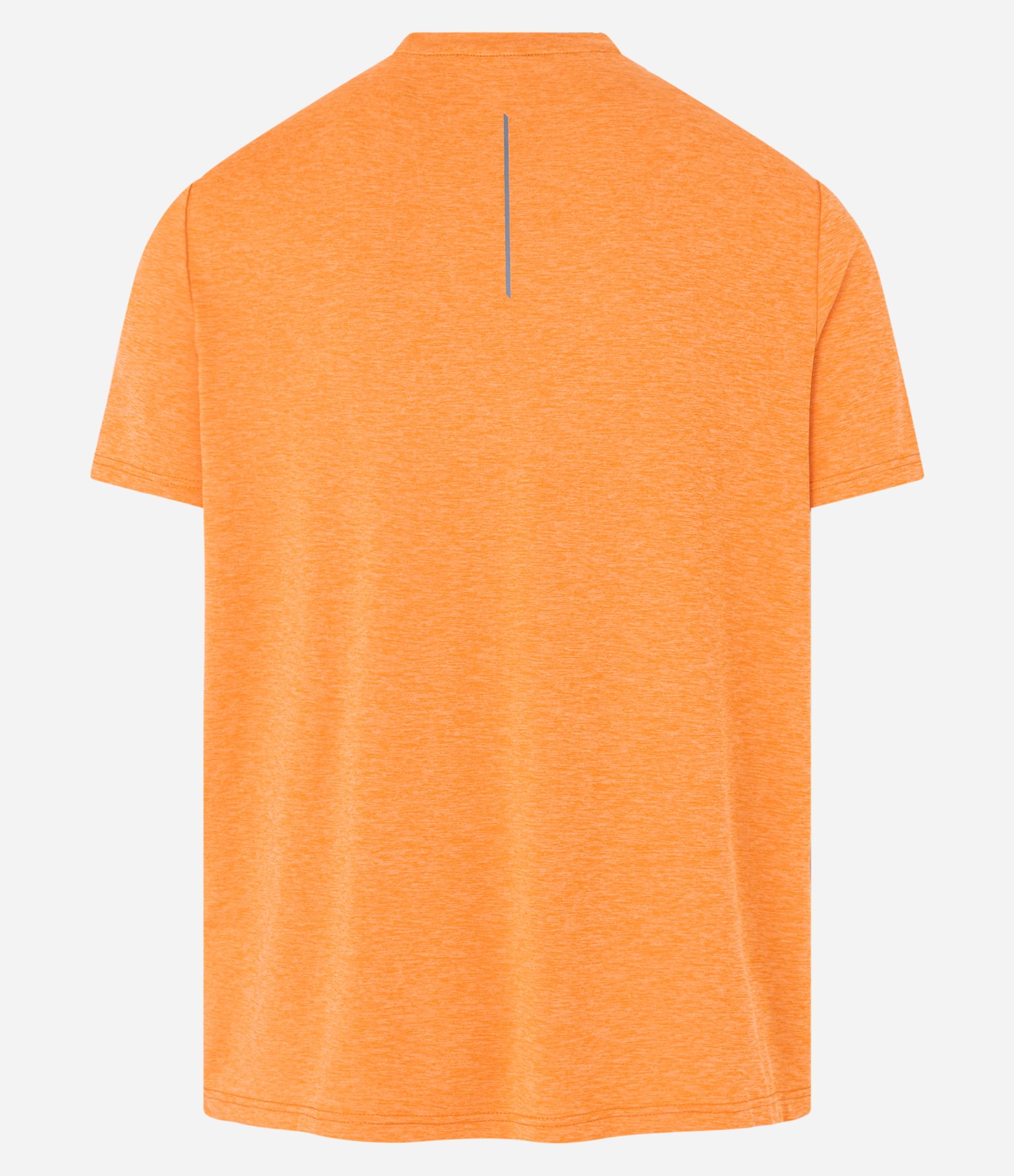 Camiseta Esportiva com Tecnologia Dry e Detalhes Refletivos Laranja 7