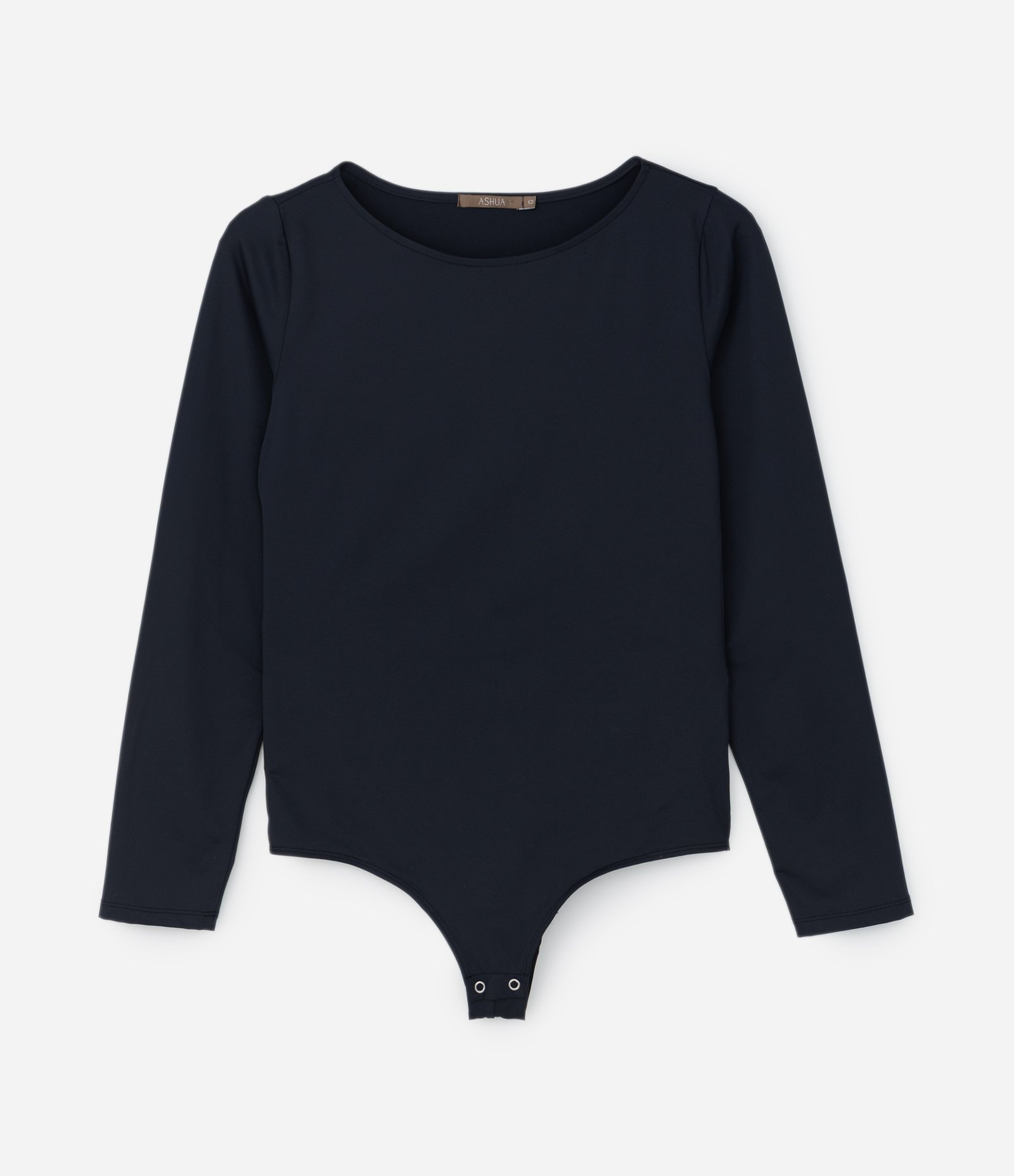 Body em Microfibra com Decote Canoa Curve & Plus Size Preto 5